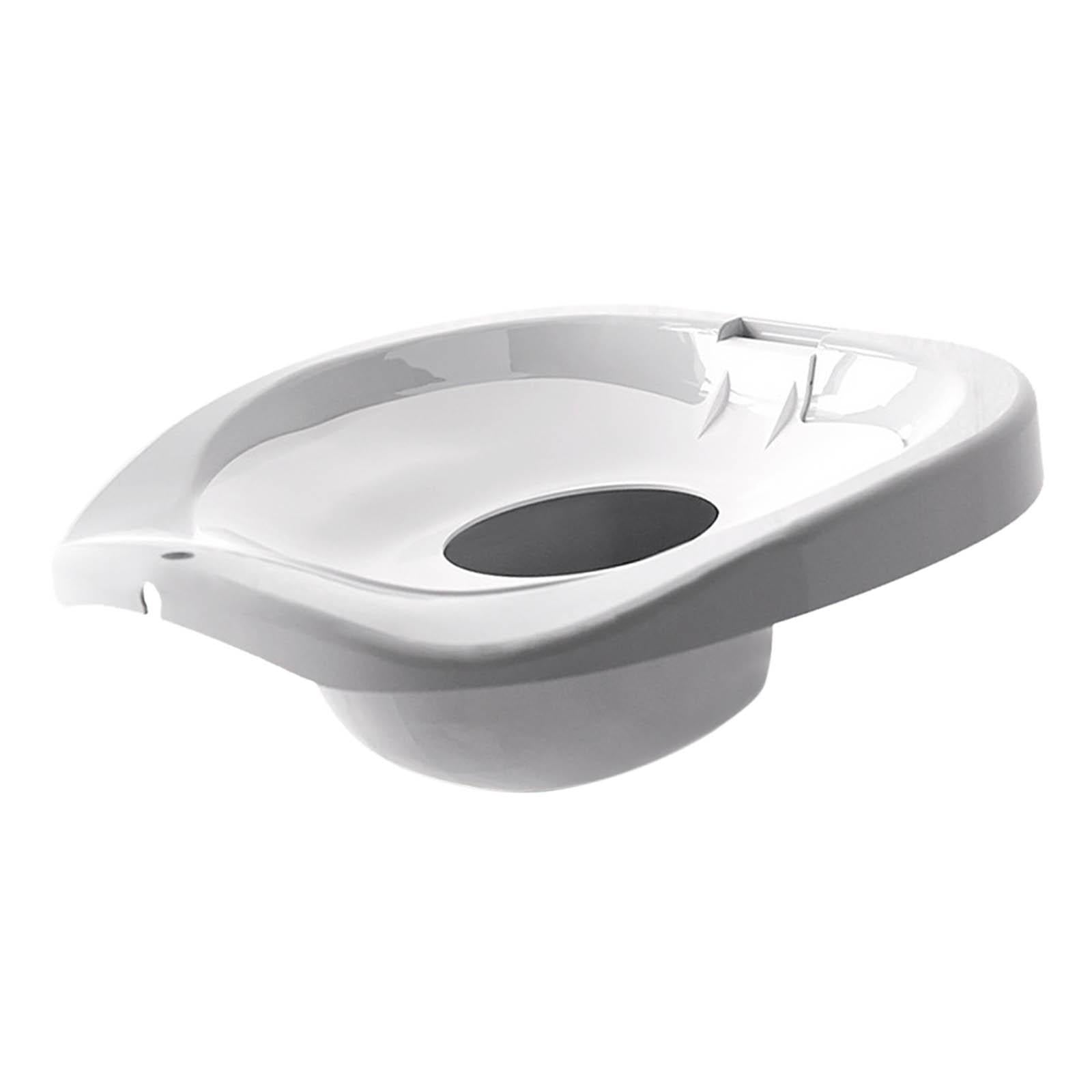 Toilet Sitz Bath Basin Hangable Soaking Basin Heavy Duty Universal Portable Gray