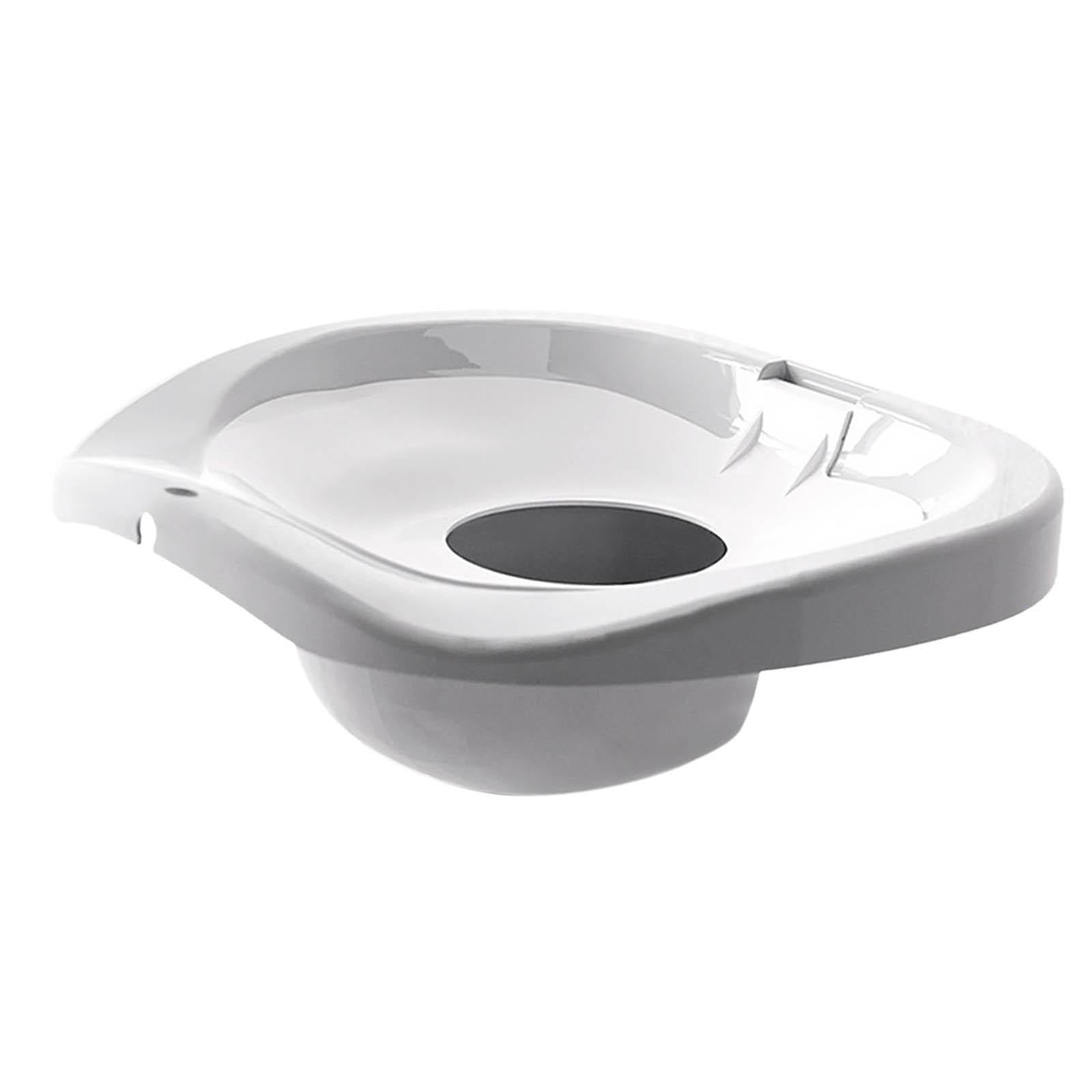 Toilet Sitz Bath Basin Hangable Soaking Basin Heavy Duty Universal Portable Gray