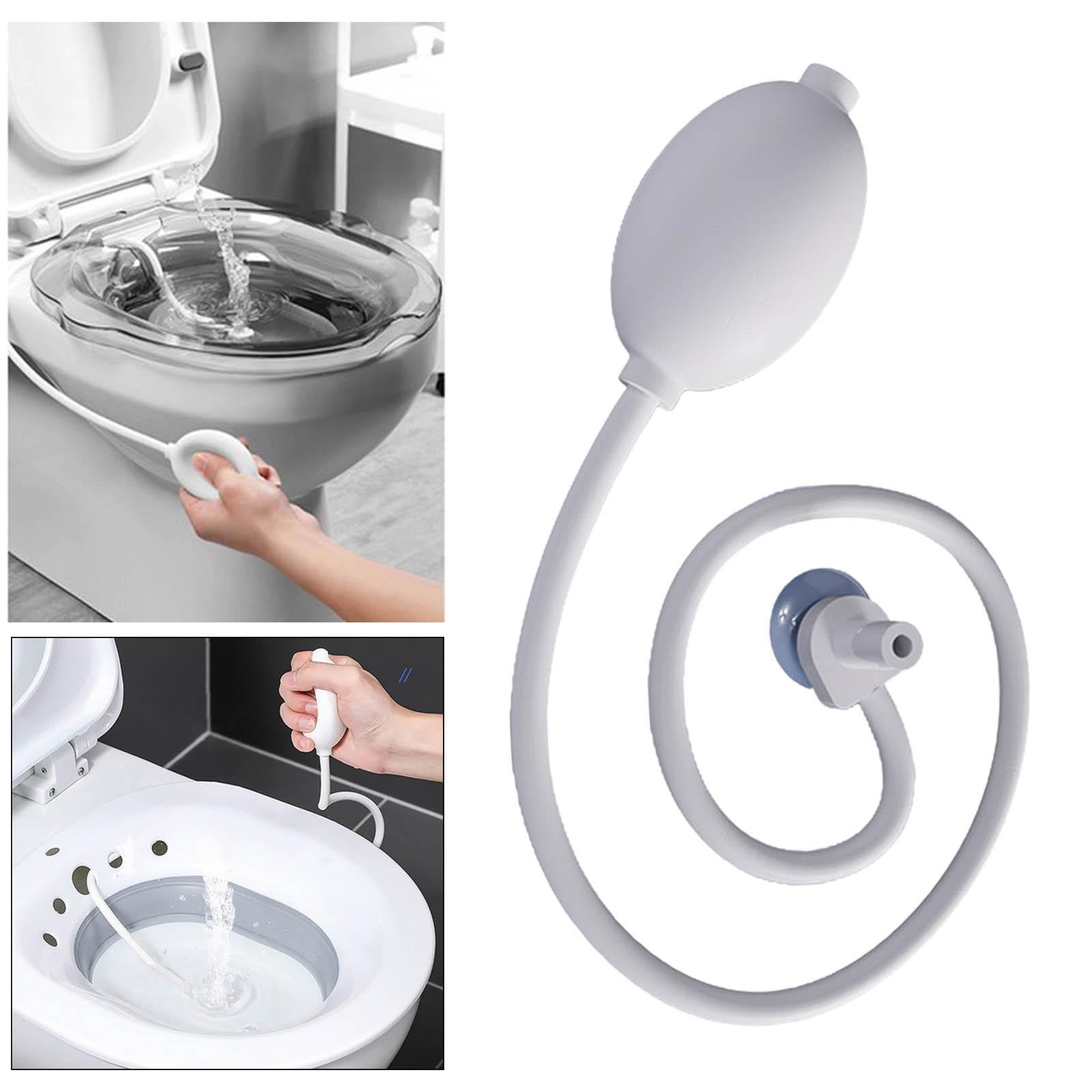 Sitz Bath Flusher for Toilet Seat Hemorrhoid Treatment Postpartum Care
