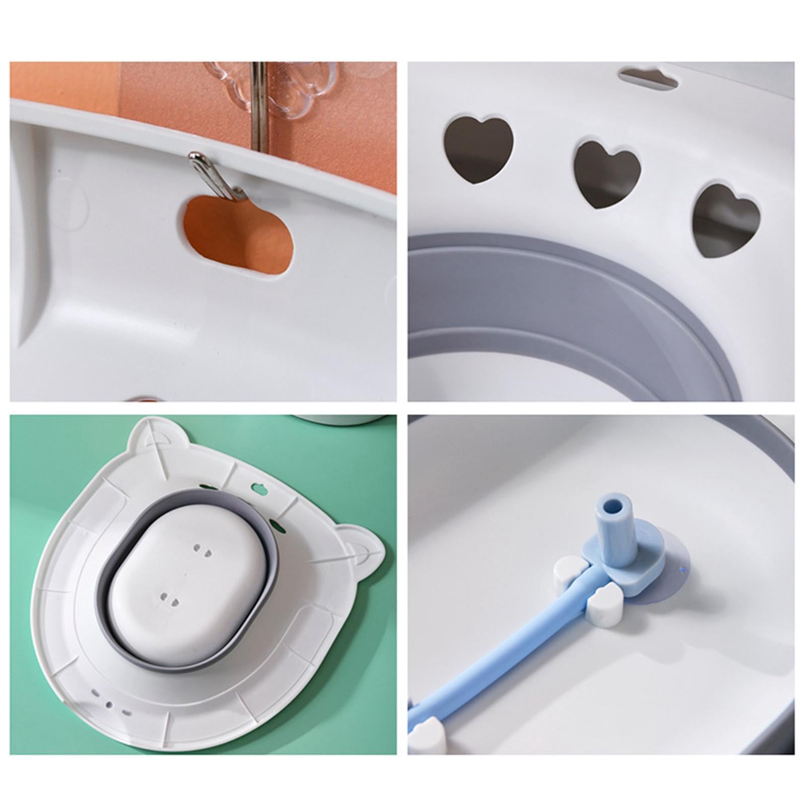 Collapsible Sitz Bath Toilet Seat for Soothes Cleanse Vagina Anal Home Use Gray