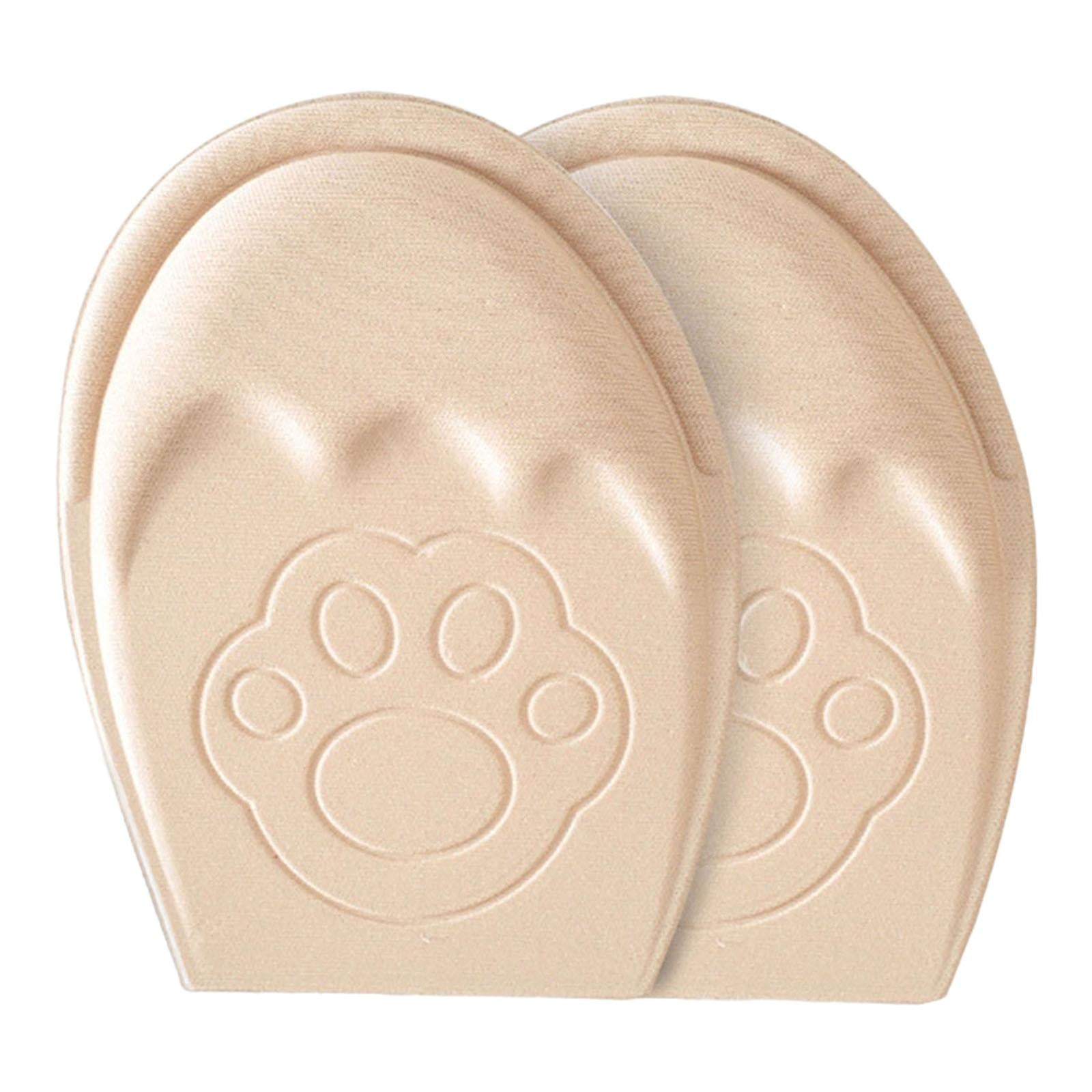 Forefoot Cushion Pad Plantar Fasciitis for All Shoes Leather Shoes Sneakers Round Toe Beige
