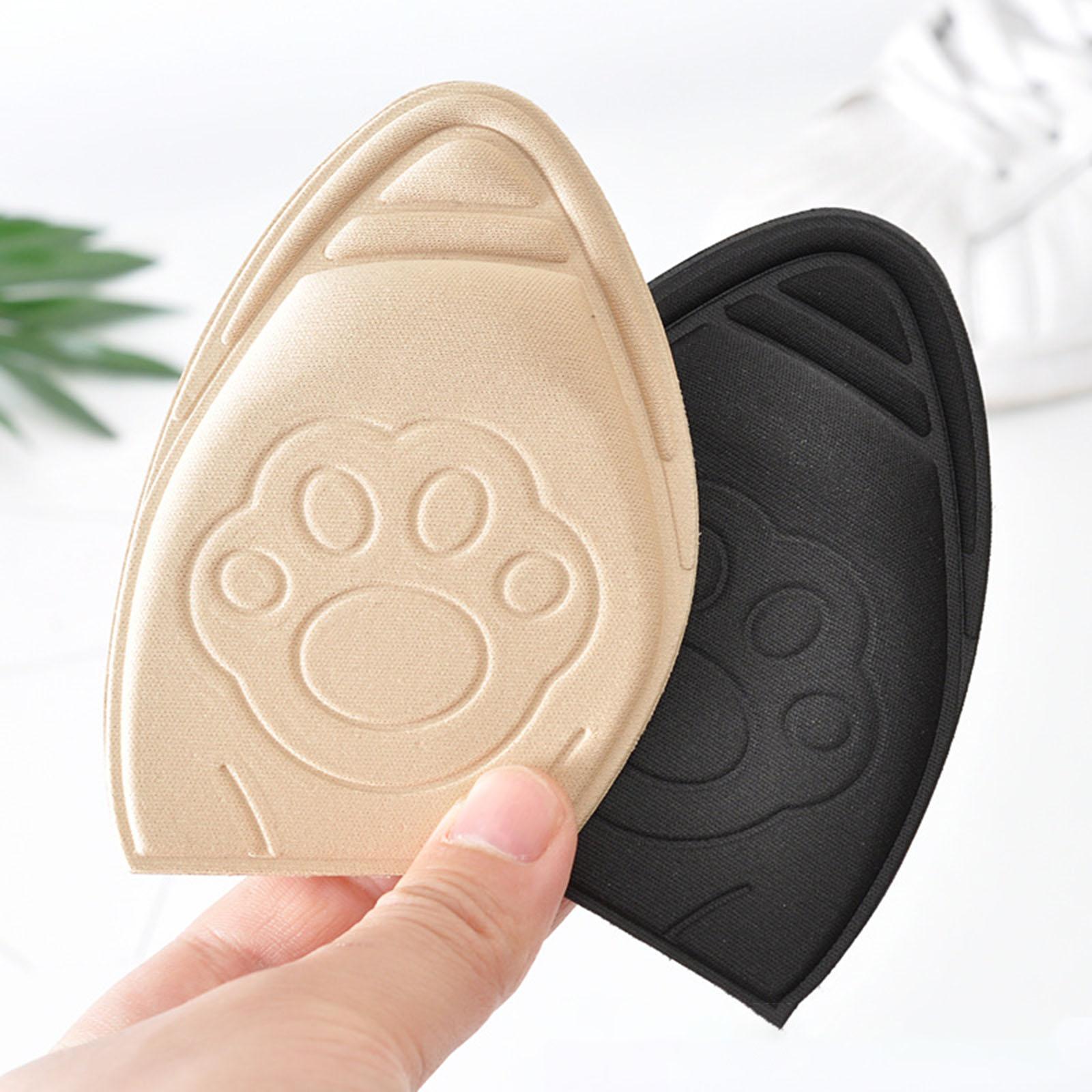 Forefoot Cushion Pad Plantar Fasciitis for All Shoes Leather Shoes Sneakers Pointed Black