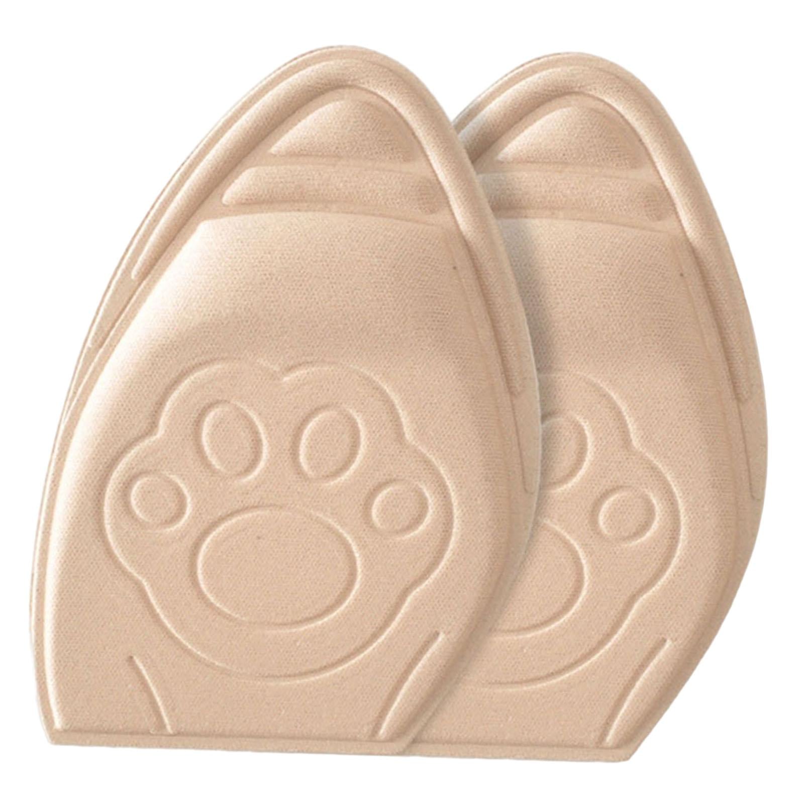 Forefoot Cushion Pad Plantar Fasciitis for All Shoes Leather Shoes Sneakers Pointed Beige