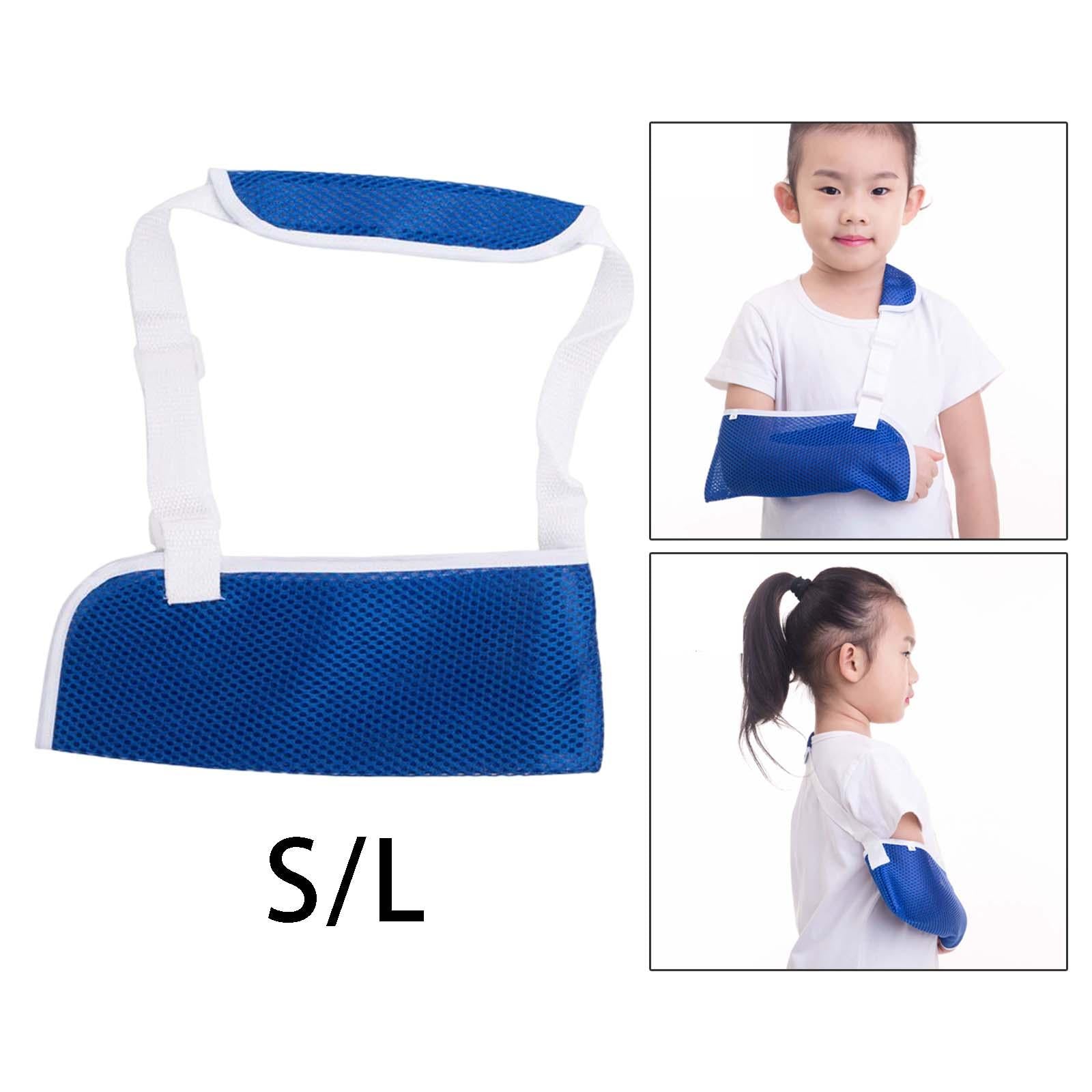 Arm Sling for Kids with Padded Shoulder Strap for Broken Arm Dislocated S 25x10cm