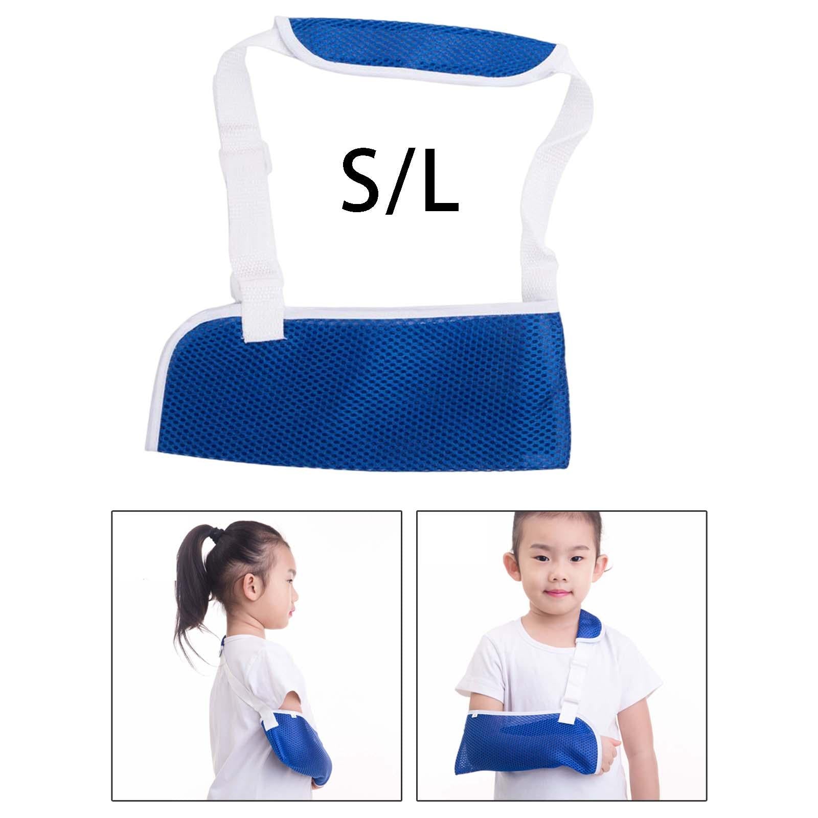 Arm Sling for Kids with Padded Shoulder Strap for Broken Arm Dislocated S 25x10cm