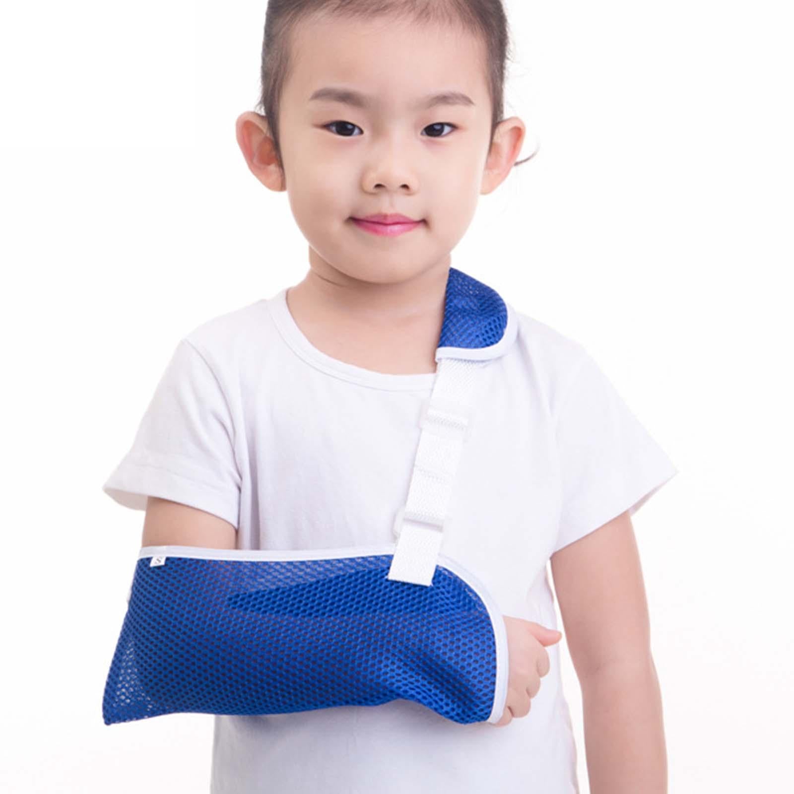 Arm Sling for Kids with Padded Shoulder Strap for Broken Arm Dislocated L 29x10cm