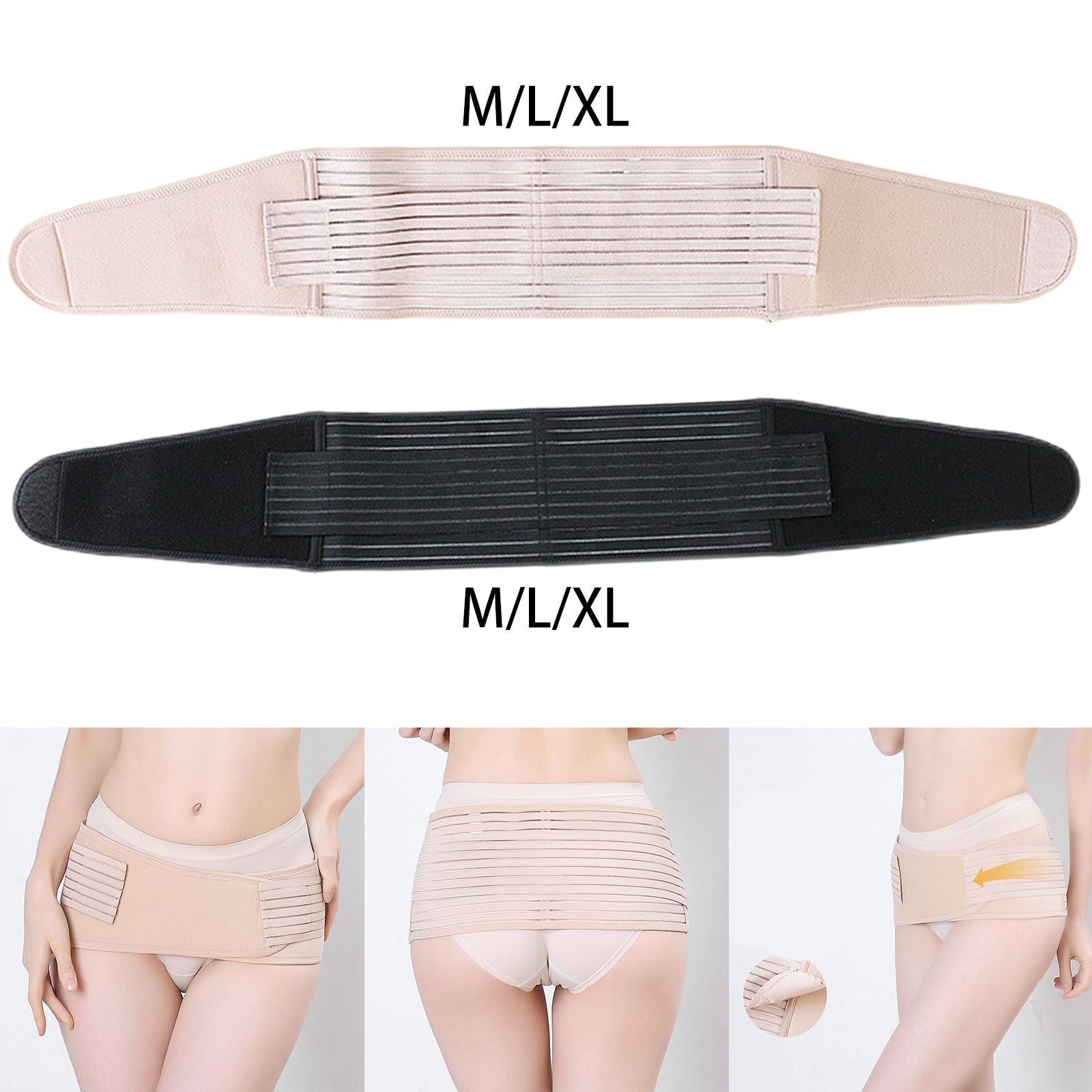 Sacroiliac Joint Belt Postpartum Recovery for Pelvic Tilt Correction Women Black M