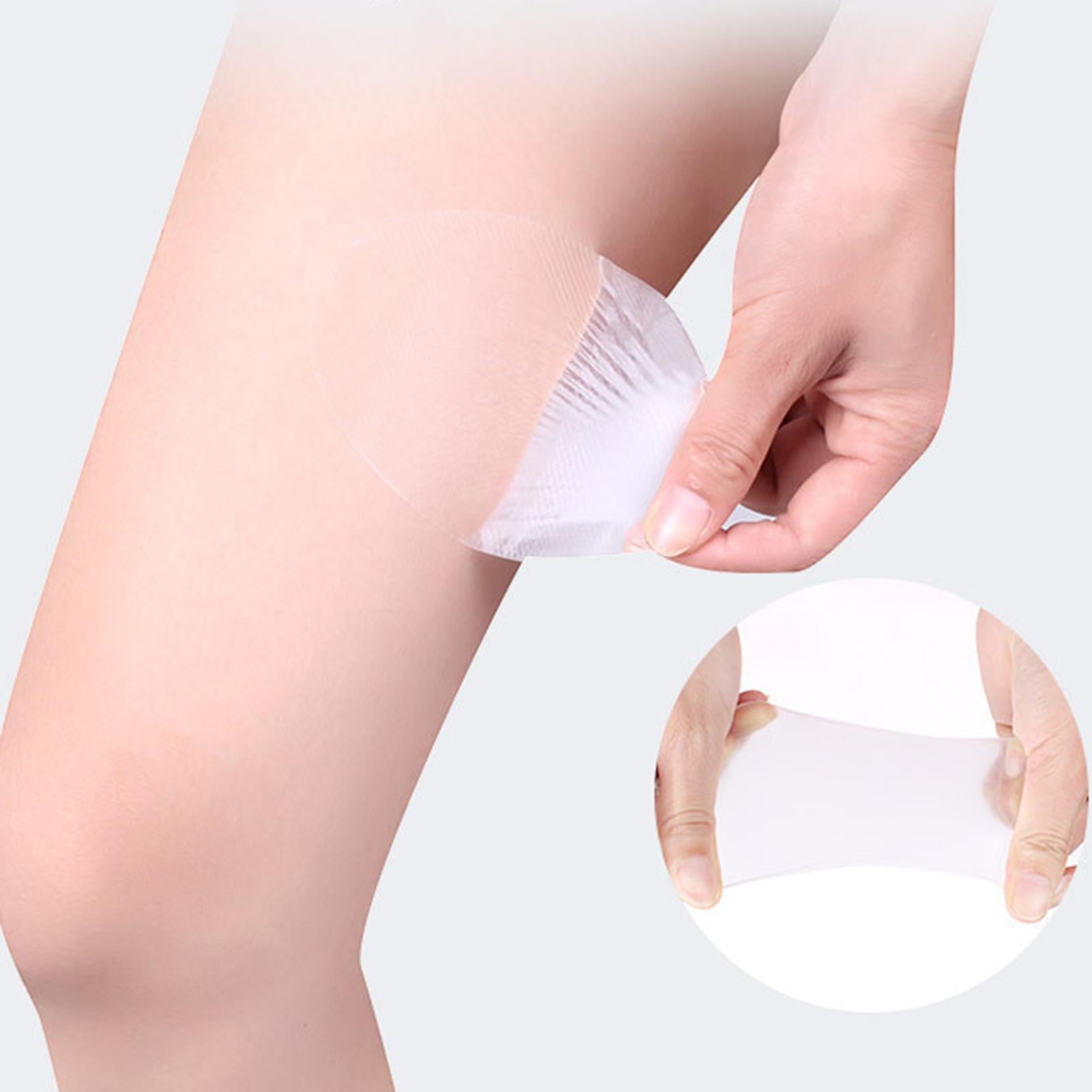 Set of 10 Transparent Anti Chafing Thigh Tapes Sweat Absorbent Self Adhesive