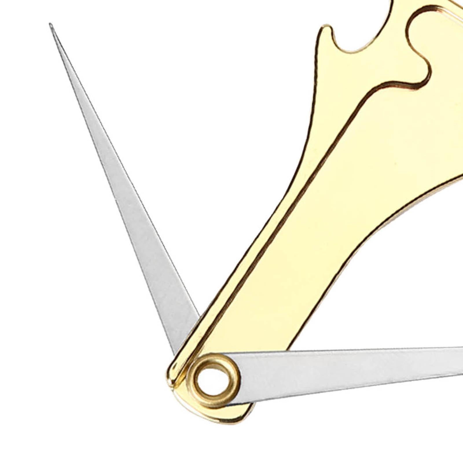 Portable Toothpicks with Bottle Opener Keychain Tool for Outdoor Biking Gold