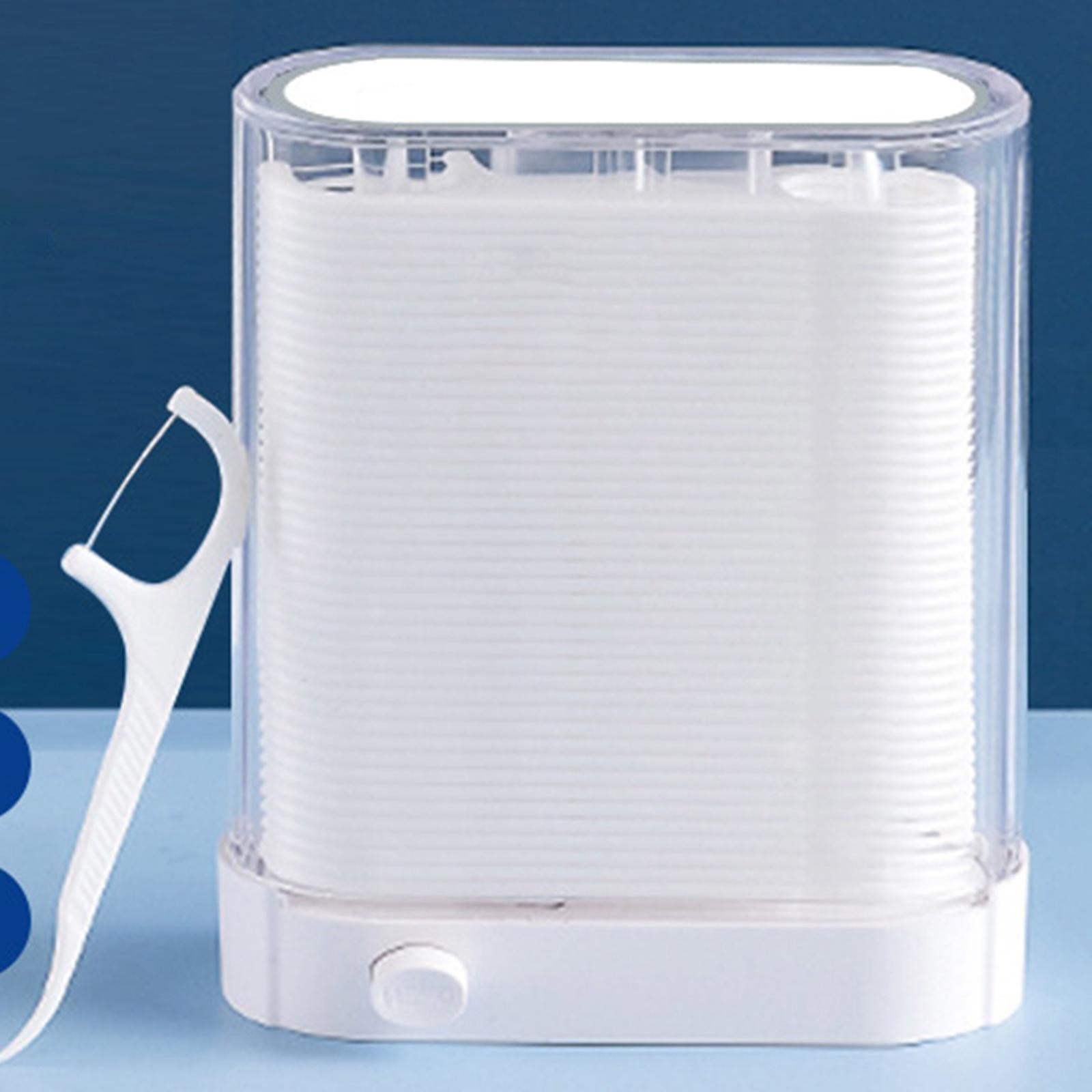 Automatic Floss Storage Box Portable Dispenser for Oral Care Bathroom  Green