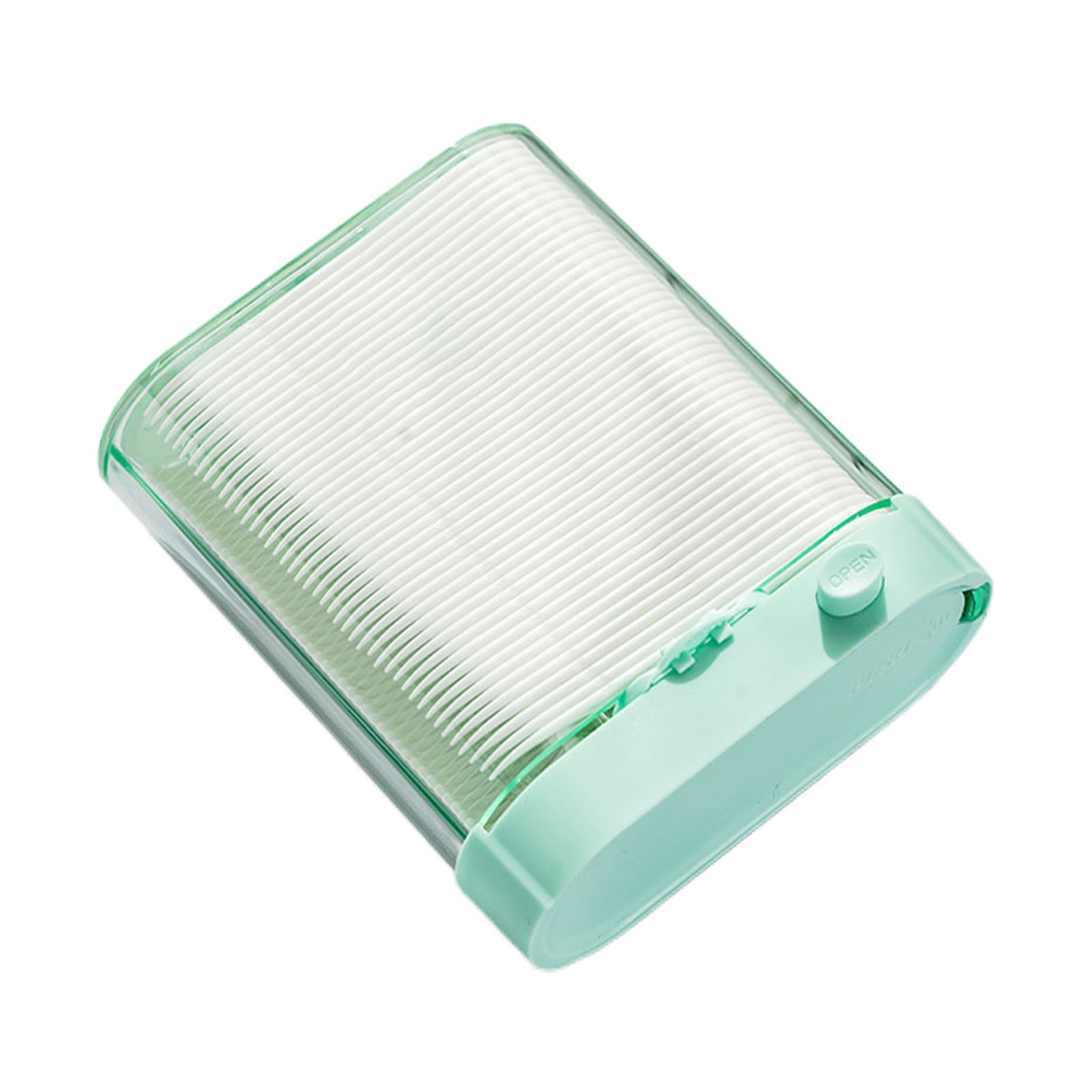 Automatic Floss Storage Box Portable Dispenser for Oral Care Bathroom  Green
