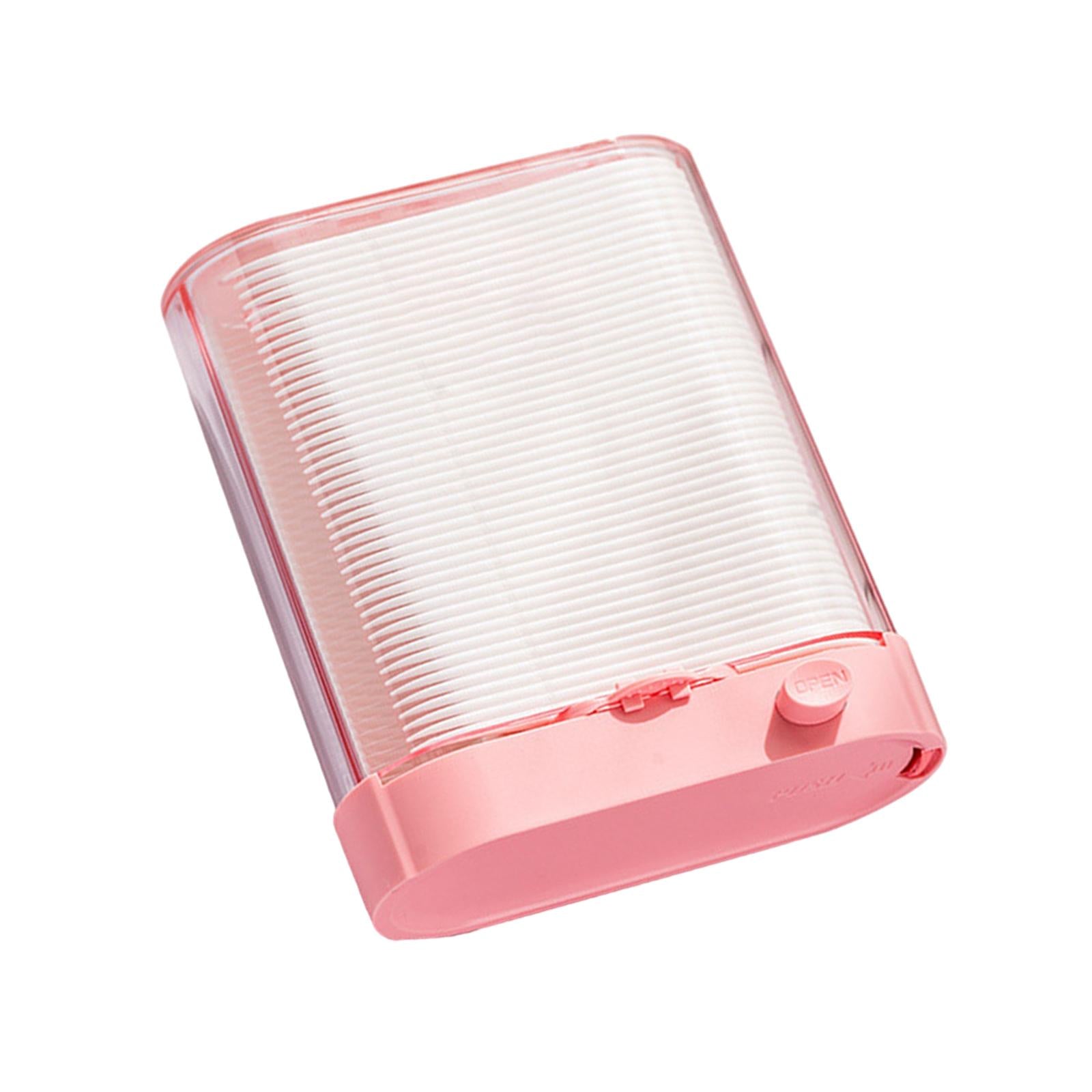 Automatic Floss Storage Box Portable Dispenser for Oral Care Bathroom  Pink