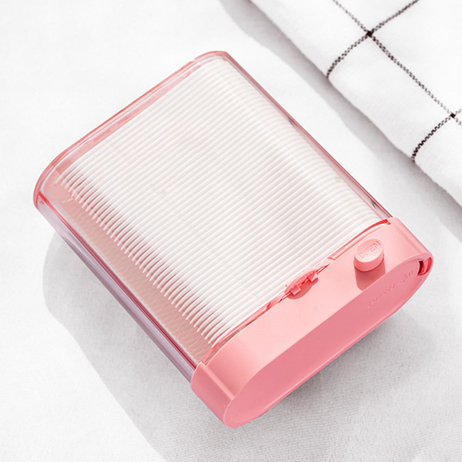 Automatic Floss Storage Box Portable Dispenser for Oral Care Bathroom  Pink