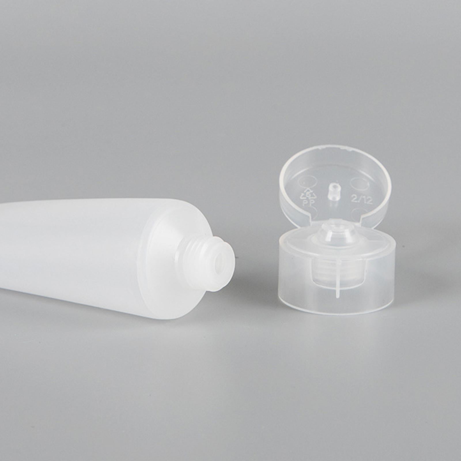 Empty Cosmetic Lotion Tube for Facial Cleanser Filling Container 30g Flip