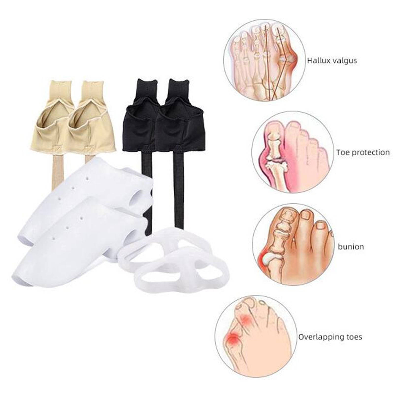 Bunion Corrector Kit Improves Toe Realignment Hallux Valgus Relief Non Slip Normal Skin L