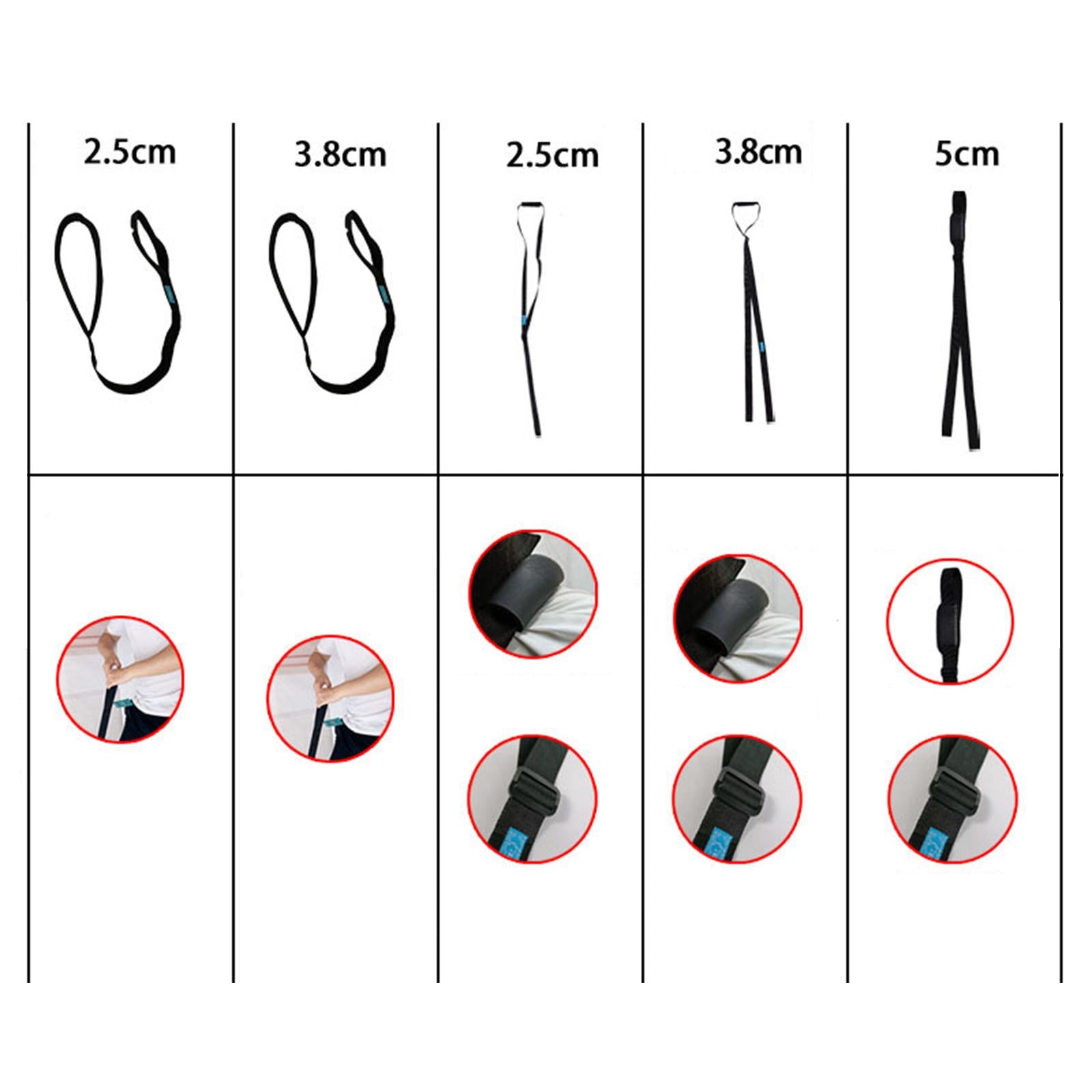 Long Leg Lifter Strap Foot Support Rope Webbing for Paralysis Adult Car Bed 280x5cm Adjustable