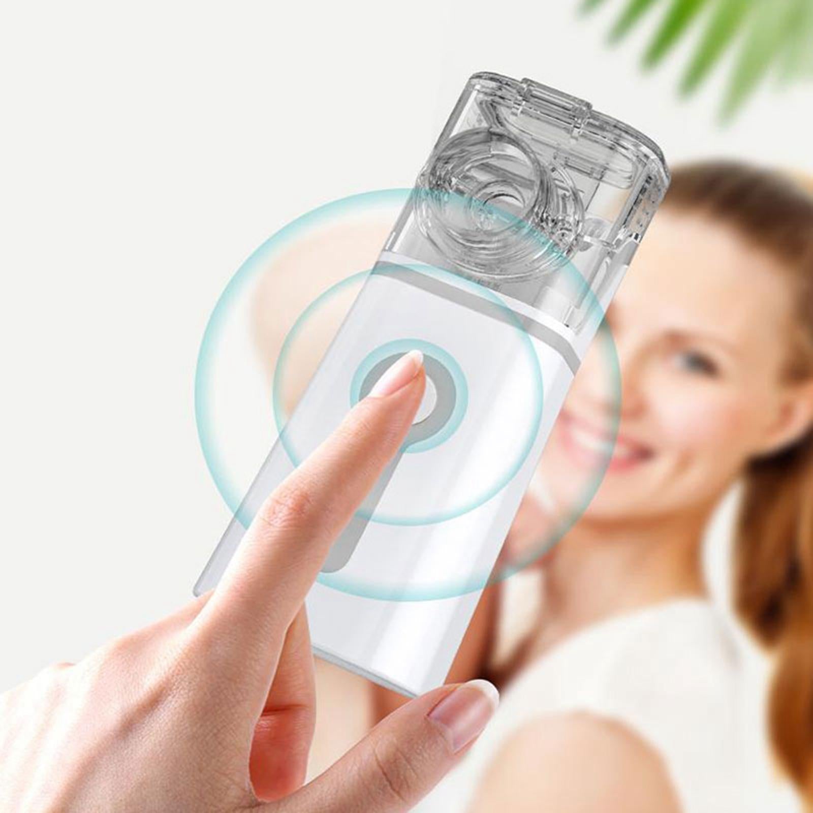 Mini Portable Handheld Nebulizer Strong Mist for Elderly Breathing Problems Green