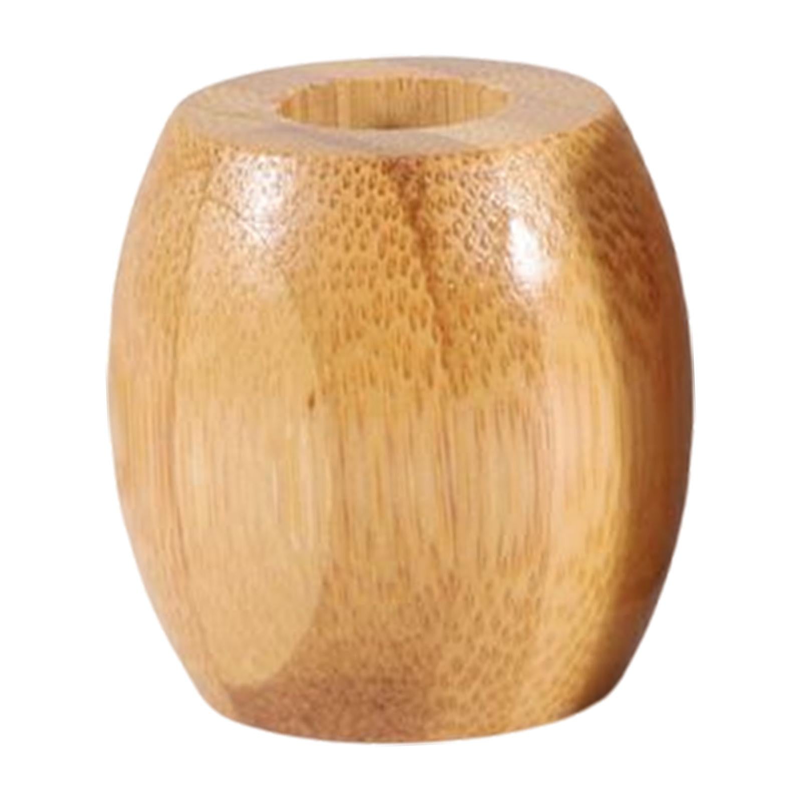 Bamboo Toothbrush Holder Office Pen Holder for Shower Farmhouse Countertop