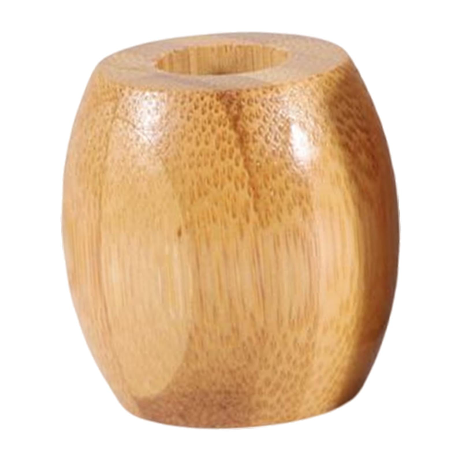 Bamboo Toothbrush Holder Office Pen Holder for Shower Farmhouse Countertop