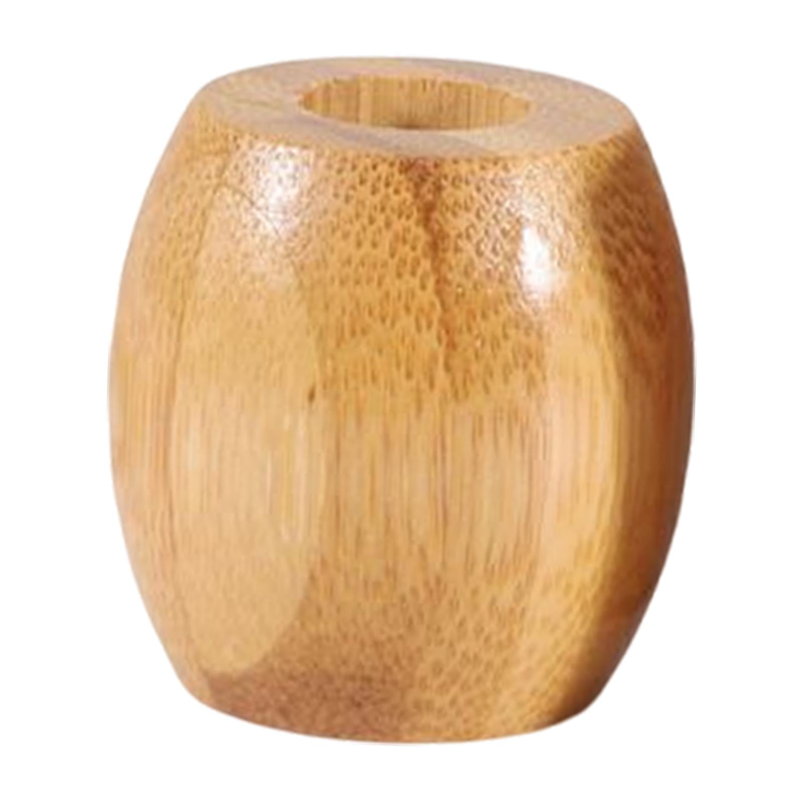 Bamboo Toothbrush Holder Office Pen Holder for Shower Farmhouse Countertop