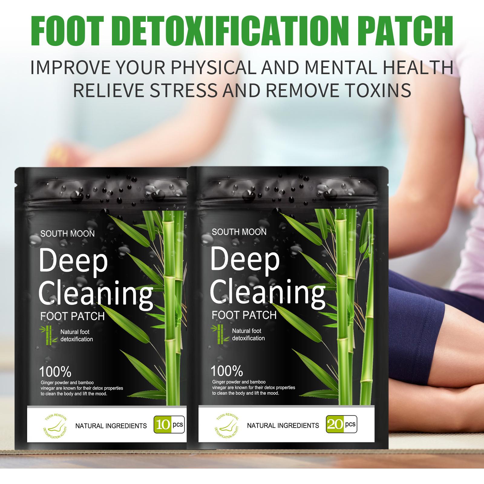 Cleansing Foot Pads Natural Herbal Reduce Foot Odor for Home 10 Pieces