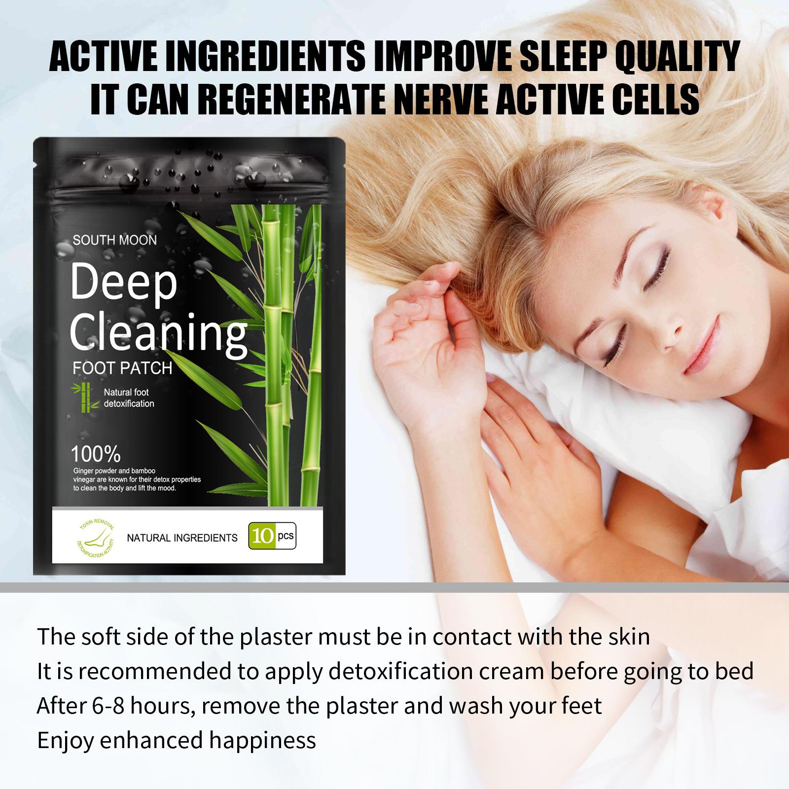 Cleansing Foot Pads Natural Herbal Reduce Foot Odor for Home 20 Pieces