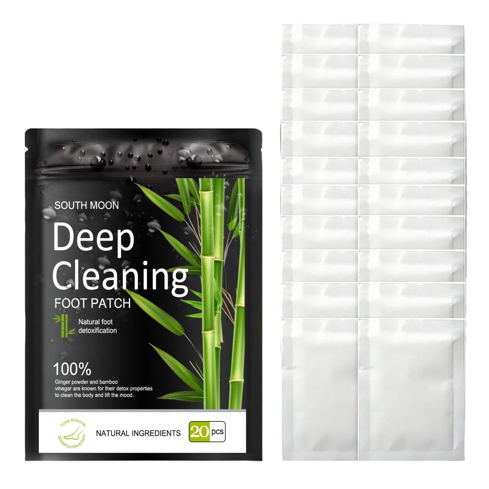 Cleansing Foot Pads Natural Herbal Reduce Foot Odor for Home 20 Pieces