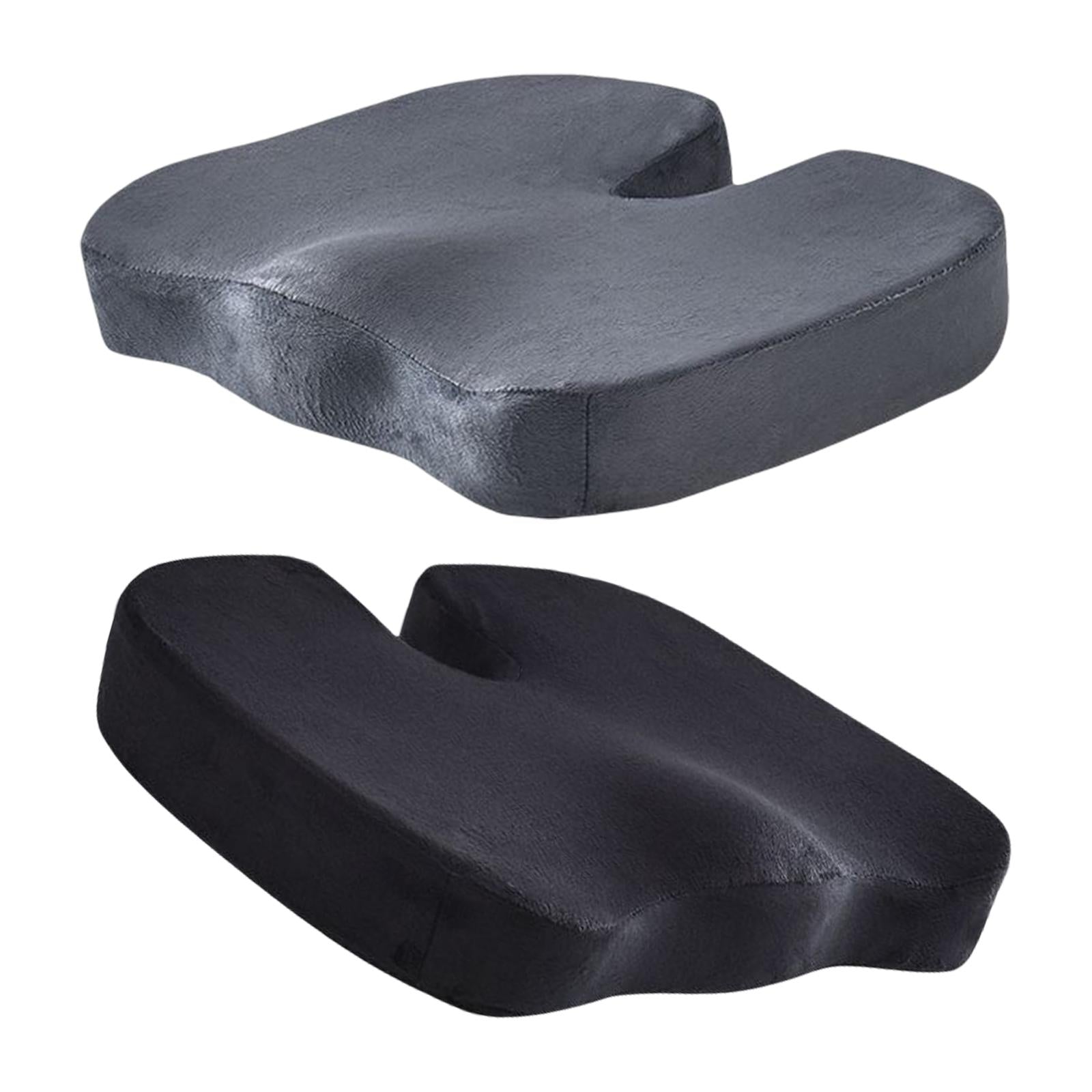 Memory Foam Seat Cushion Chair Cushion for Desk Office Seat Black