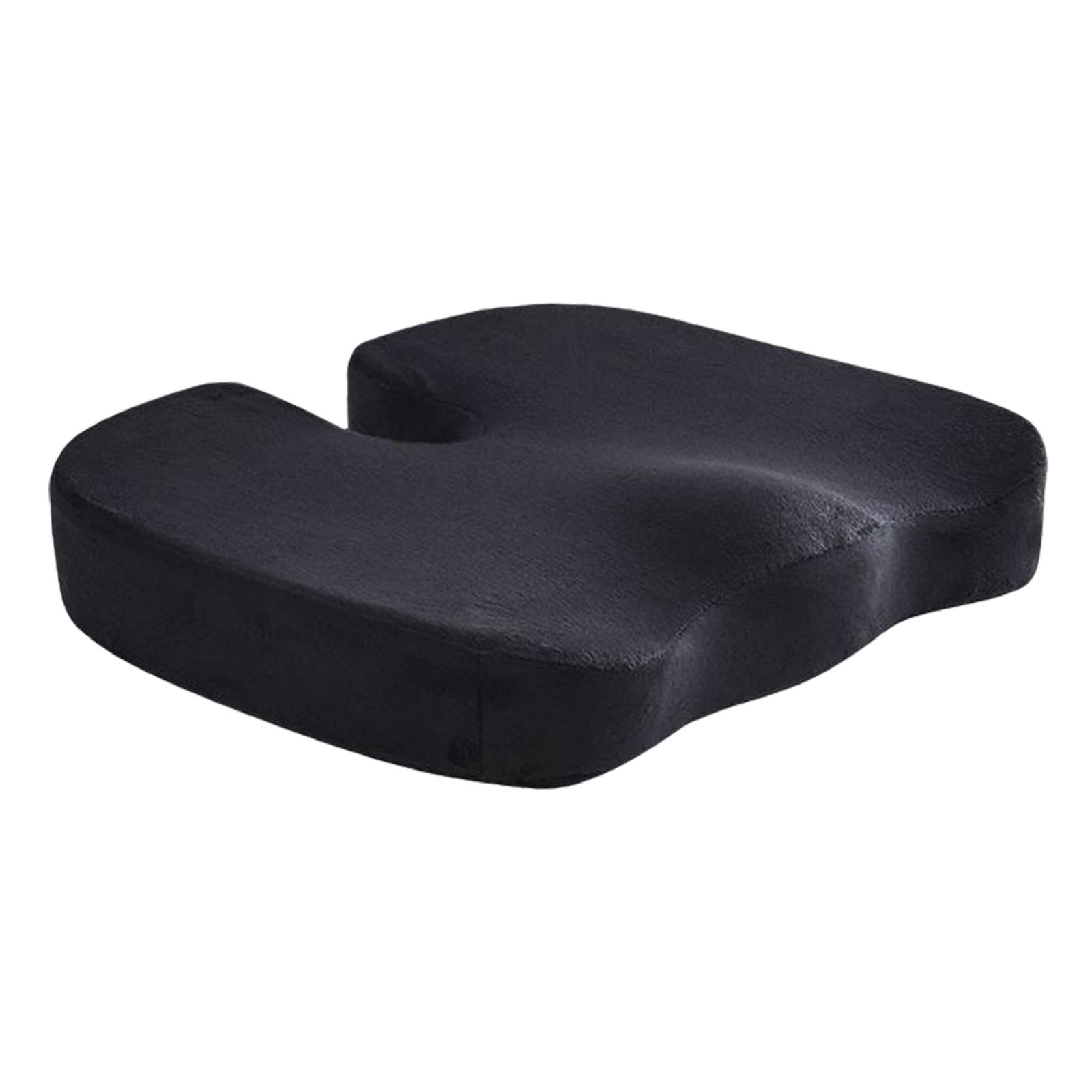 Memory Foam Seat Cushion Chair Cushion for Desk Office Seat Black