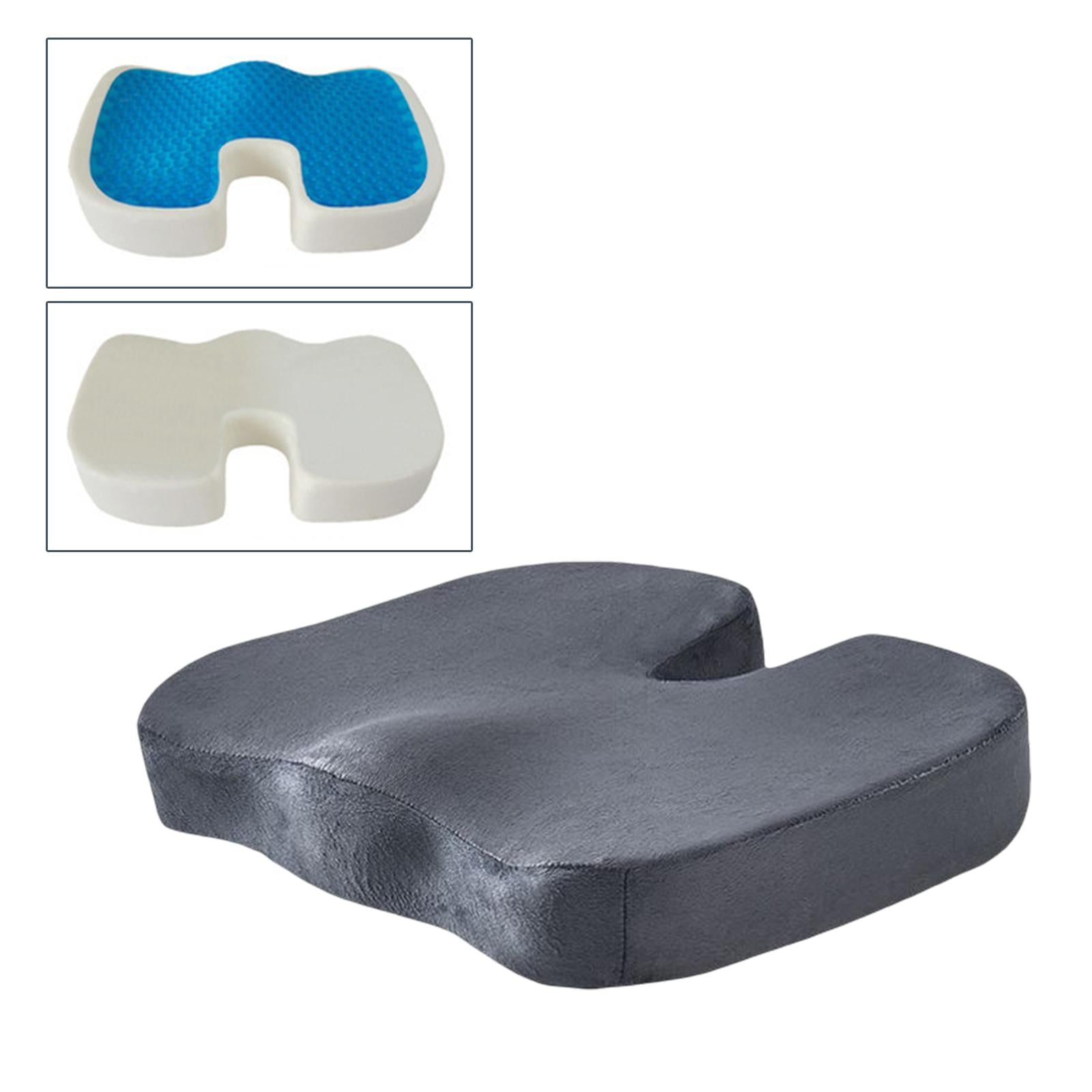 Memory Foam Seat Cushion Chair Cushion for Desk Office Seat Grey