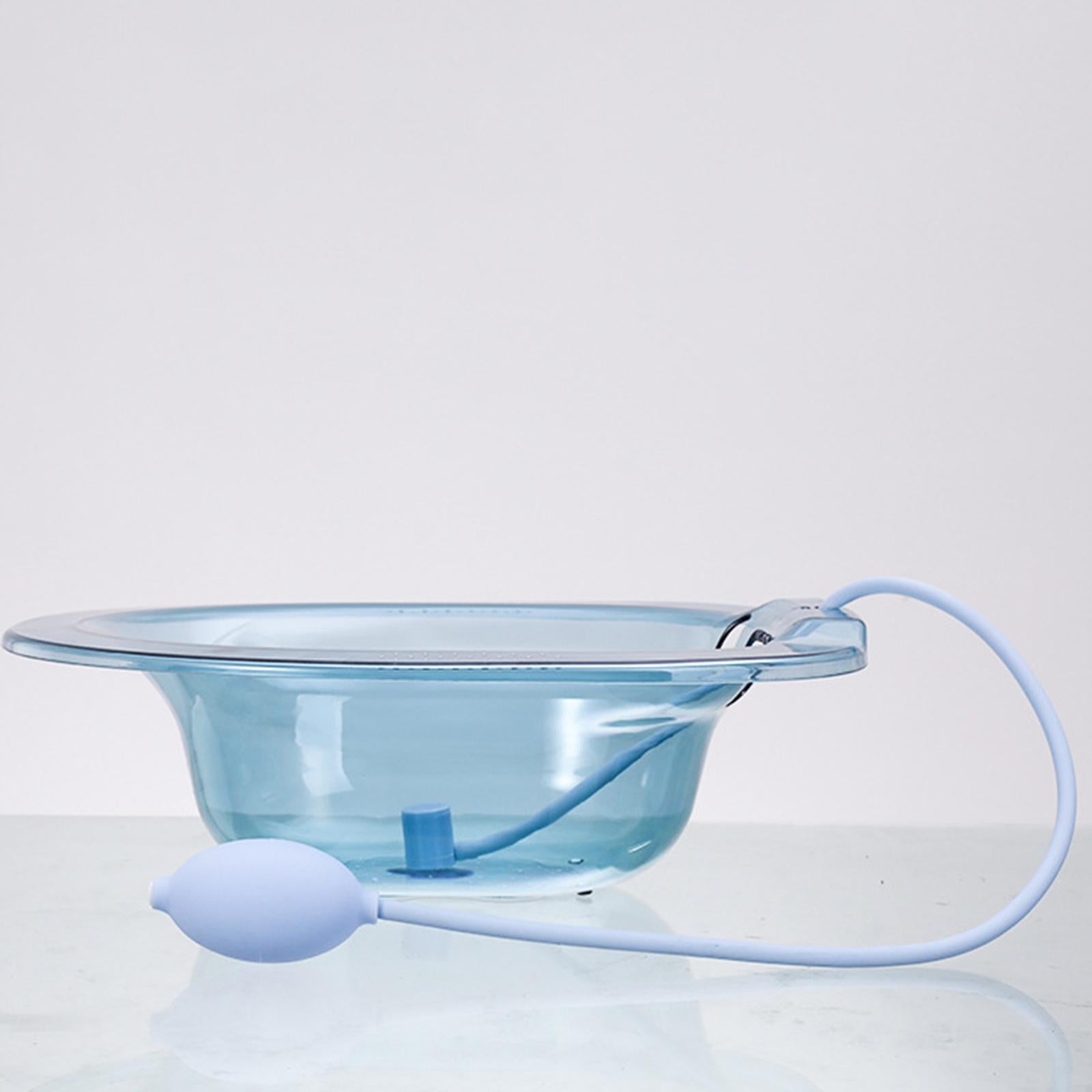 Foldable Sitz Bath Flusher with Suction Cup for Bidet Toilet Hemorrhoid single hole