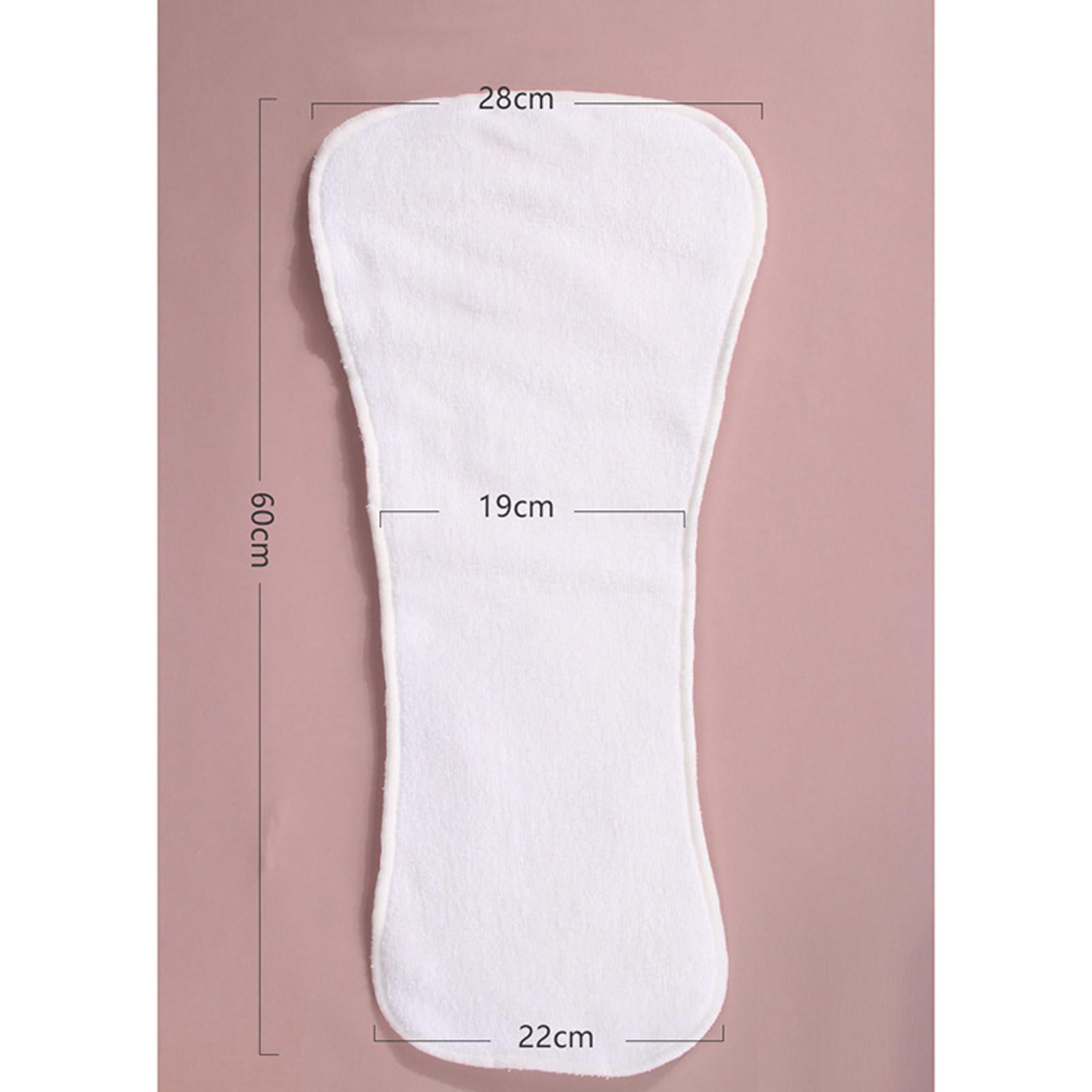 Diaper Insert for Adult Incontinent Nappy Liner Reusable for Adult Elderly White