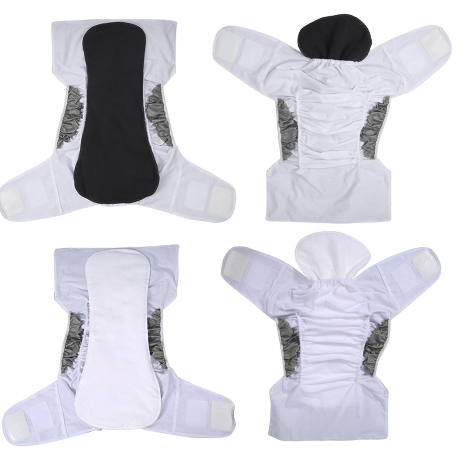 Diaper Insert for Adult Incontinent Nappy Liner Reusable for Adult Elderly Black