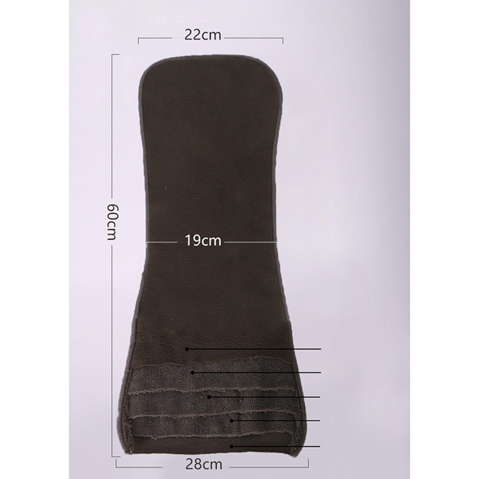Diaper Insert for Adult Incontinent Nappy Liner Reusable for Adult Elderly Black