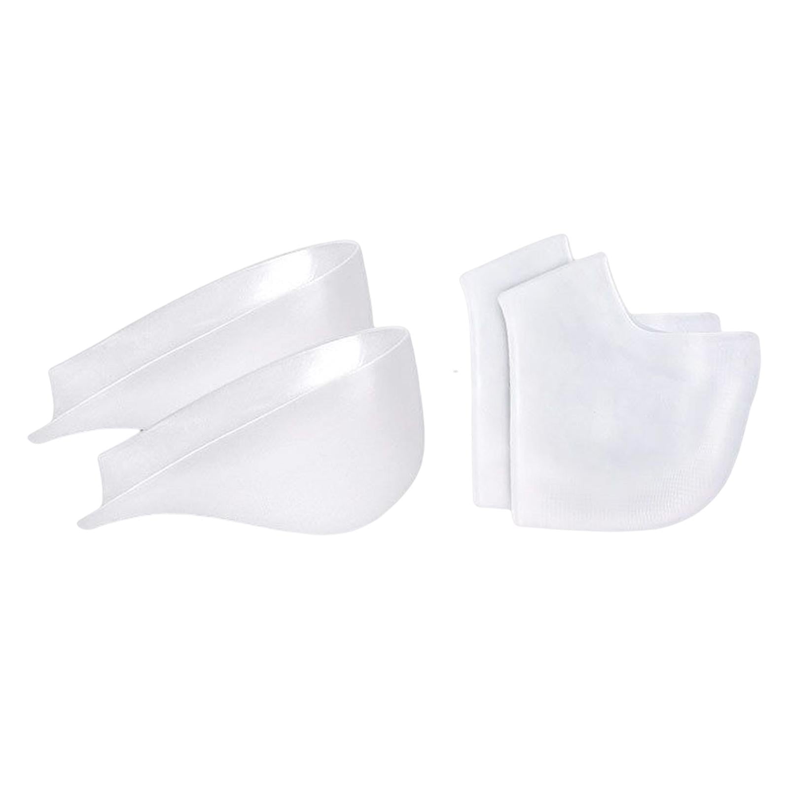Soft Height Increase Insoles Inserts Heel Cups 1 Pair Silicone for Women Men 3cm