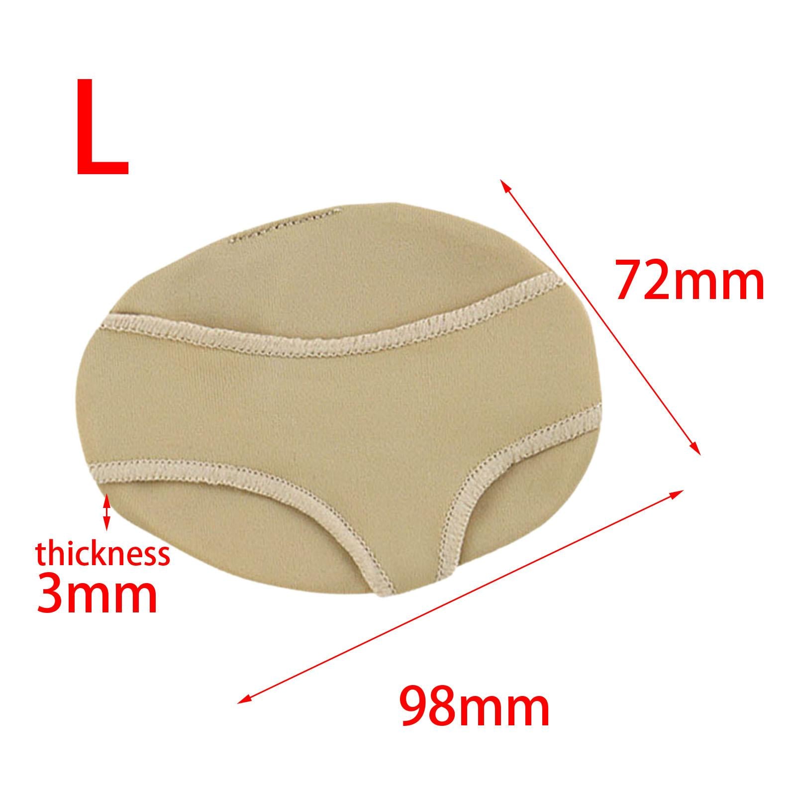 Forefoot Pads Foot Care Metatarsal Pads for Hallux Valgus Bunion Women Mens L
