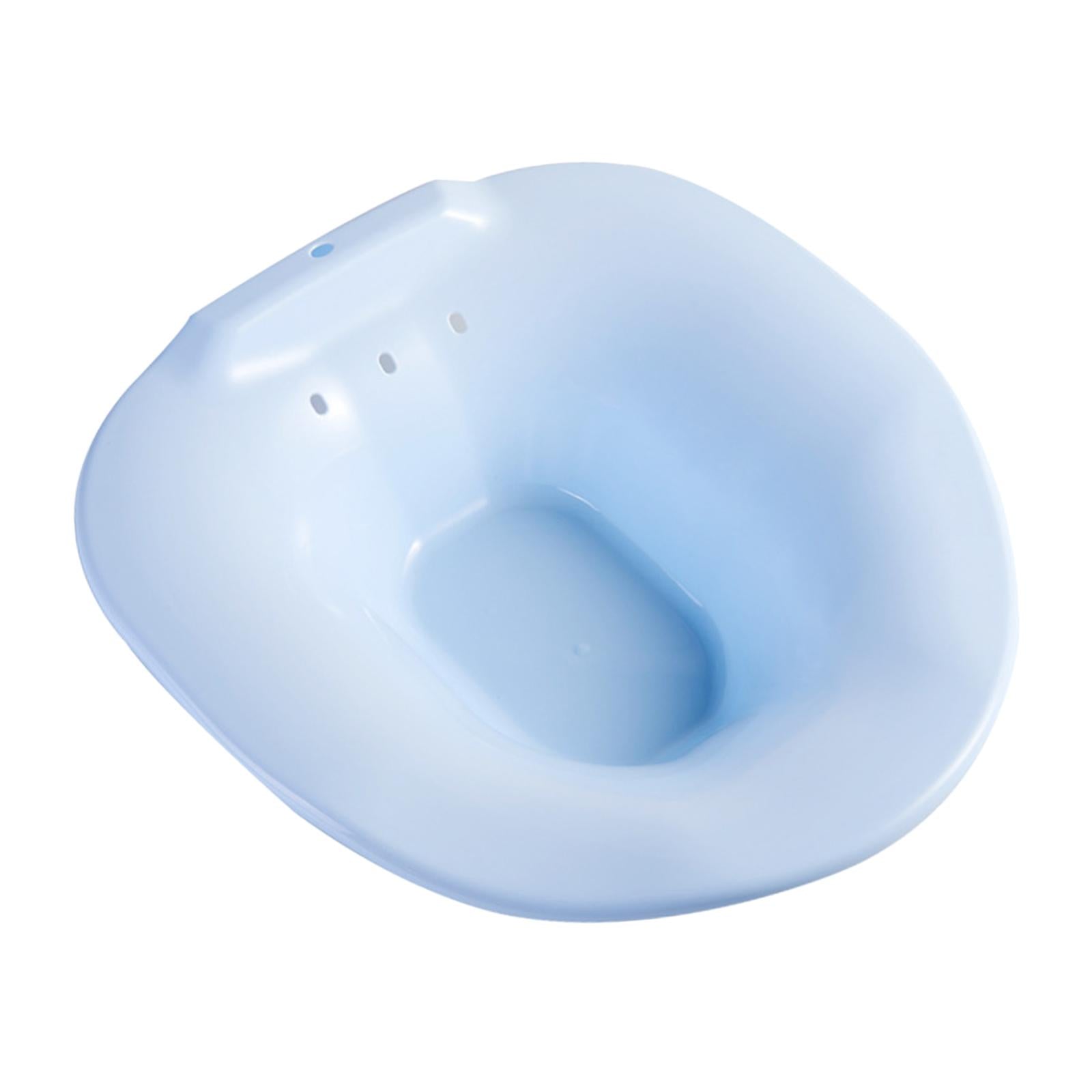 Sitz Bath Over The Toilet Squat Free Toilet Seat for Pregnant Women Blue