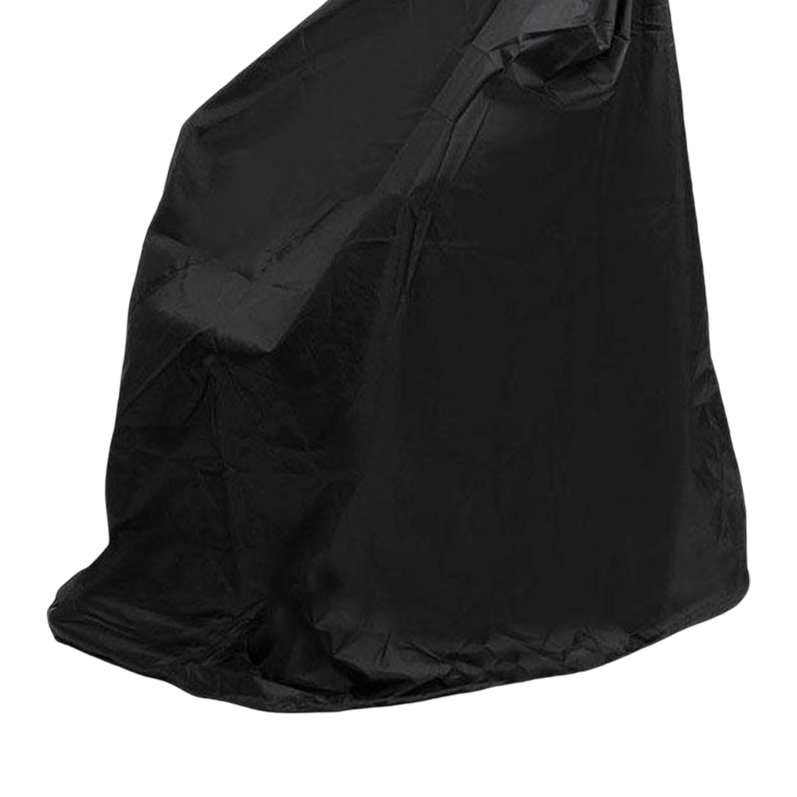 Wheelchair Cover Durable Mobility Scooter Cover Lightweight for Outdoor 115x75x130cm Black