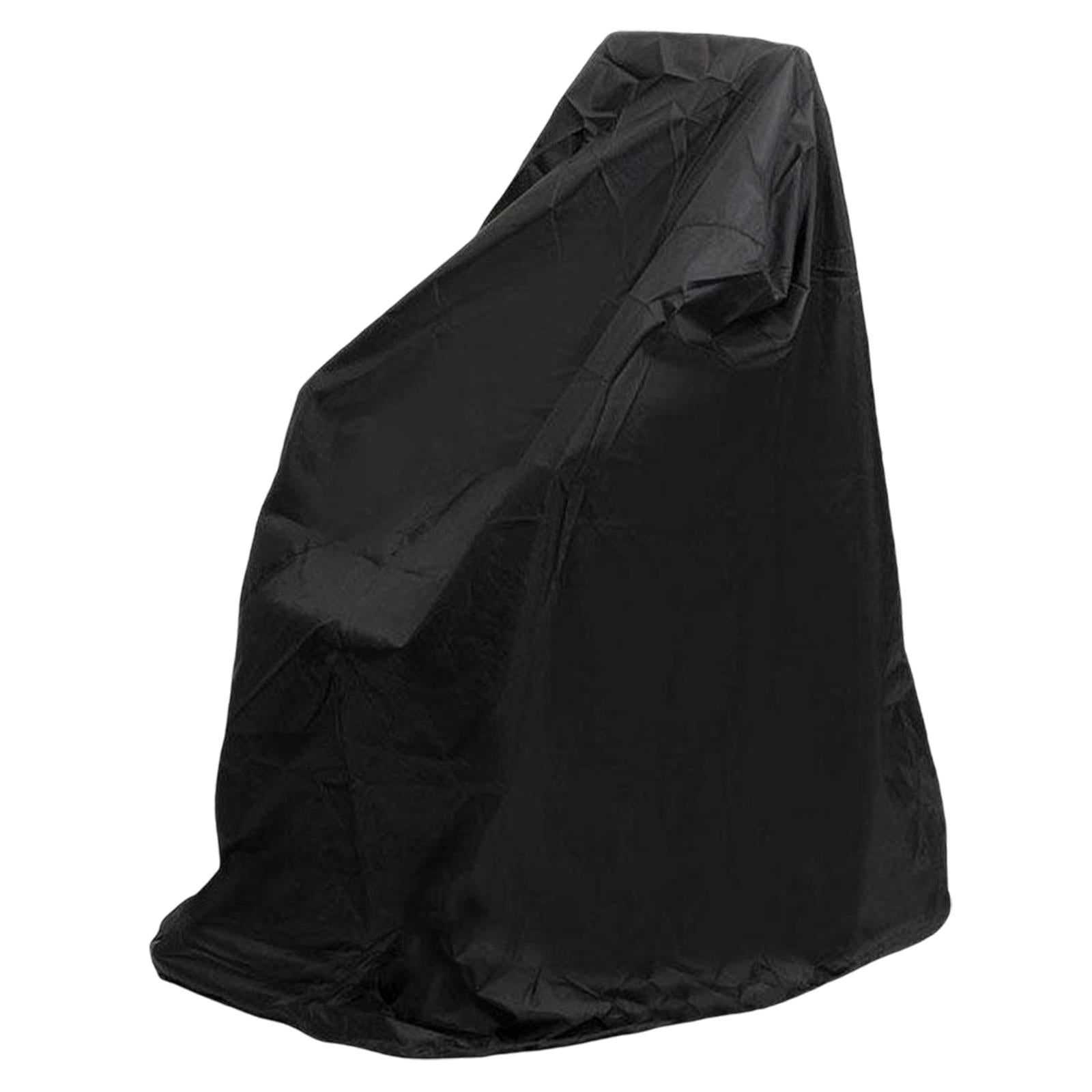 Wheelchair Cover Durable Mobility Scooter Cover Lightweight for Outdoor 115x75x130cm Black