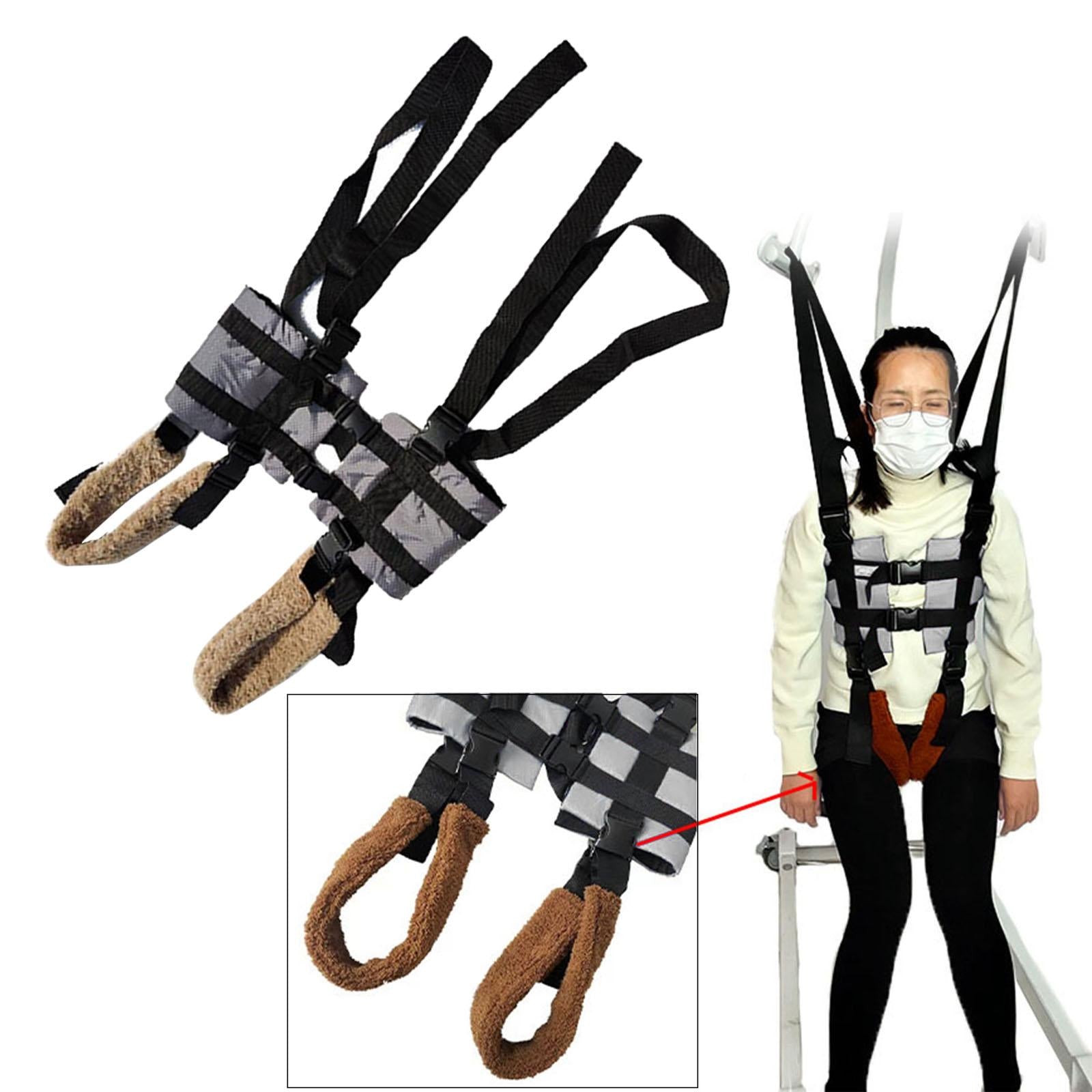 Gait Transfer Waist Belt Auxiliary Shift Standing for Patients Seniors Gray  Bearing 150kg