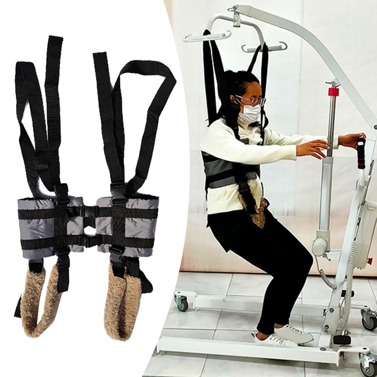 Gait Transfer Waist Belt Auxiliary Shift Standing for Patients Seniors Gray  Bearing 150kg