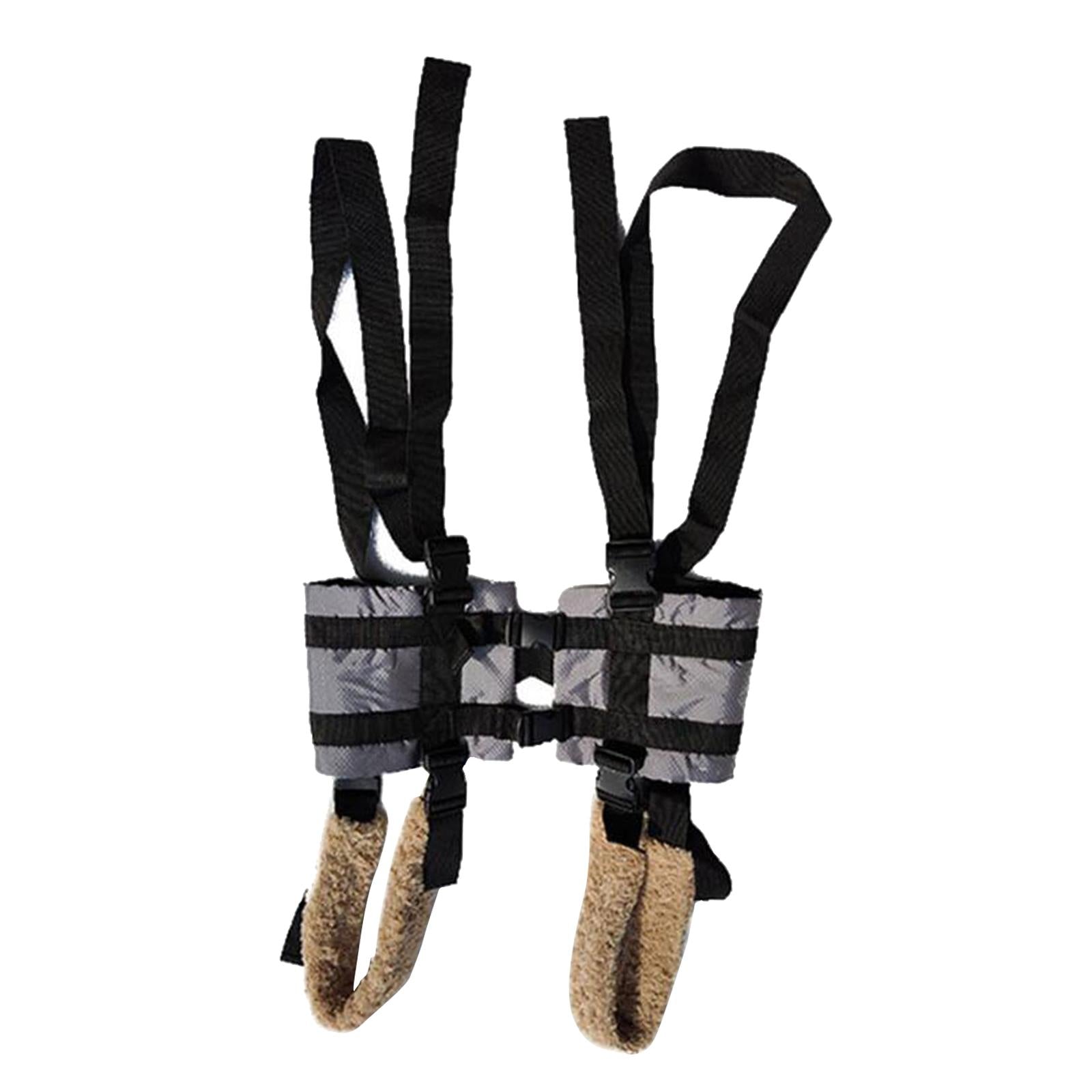 Gait Transfer Waist Belt Auxiliary Shift Standing for Patients Seniors Gray  Bearing 150kg