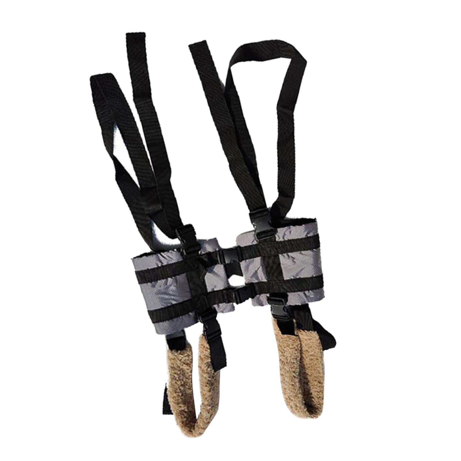 Gait Transfer Waist Belt Auxiliary Shift Standing for Patients Seniors Gray  Bearing 150kg
