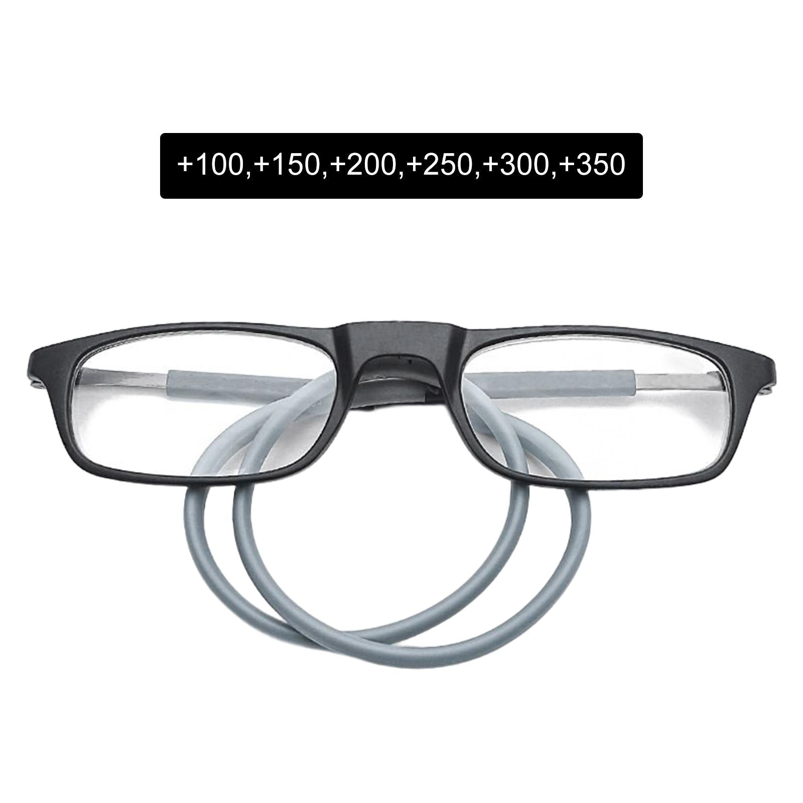 Magnetic Reading Glasses Unisex Spectacle Glasses for Computer Readers 100 Degree