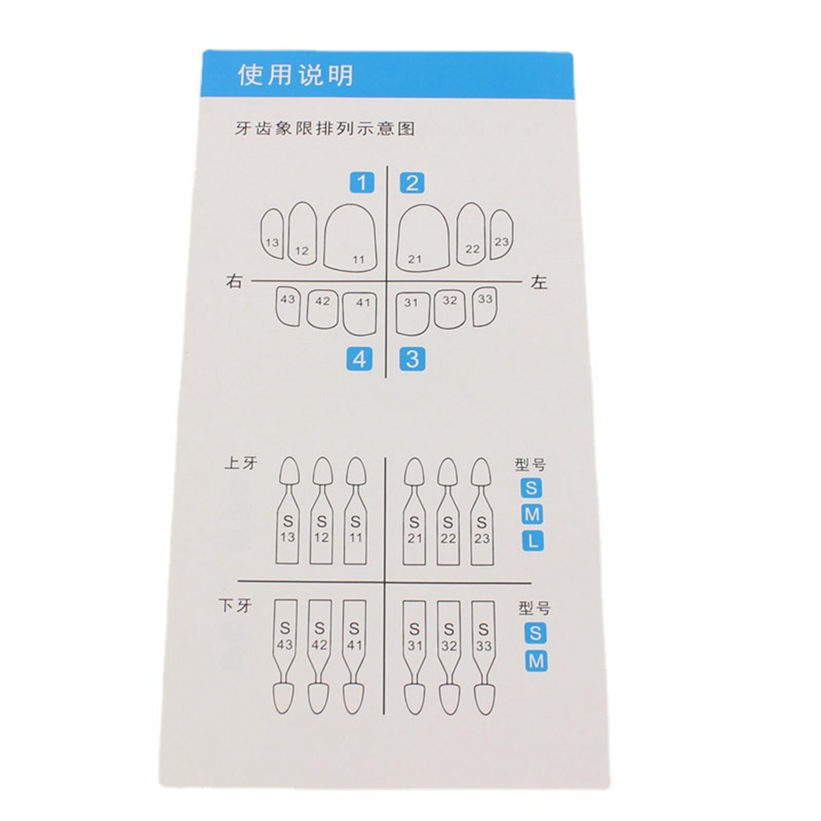 30 Pieces Dental Veneers Fast Quick Food Grade Plastic Teeth Whitening Tool