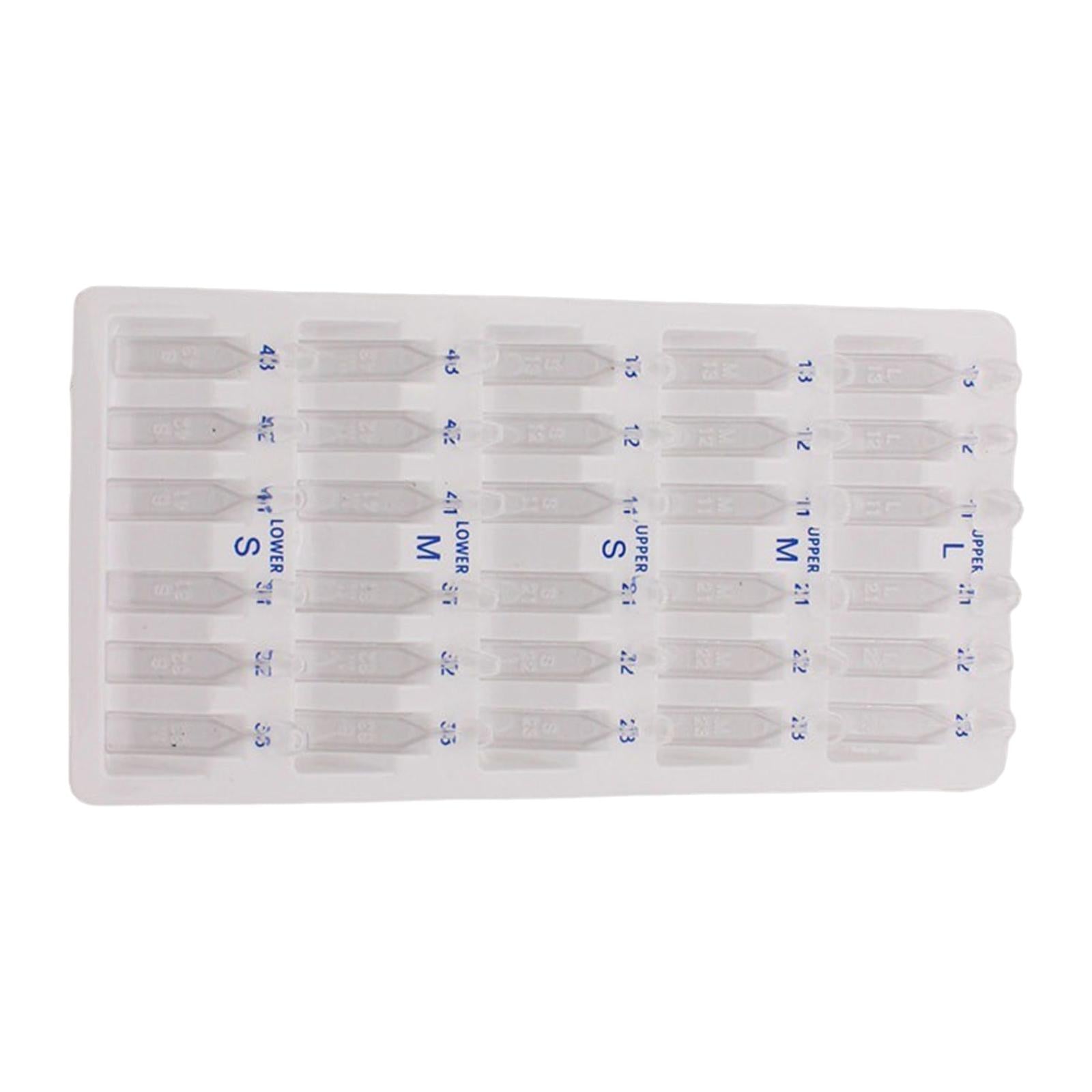 30 Pieces Dental Veneers Fast Quick Food Grade Plastic Teeth Whitening Tool