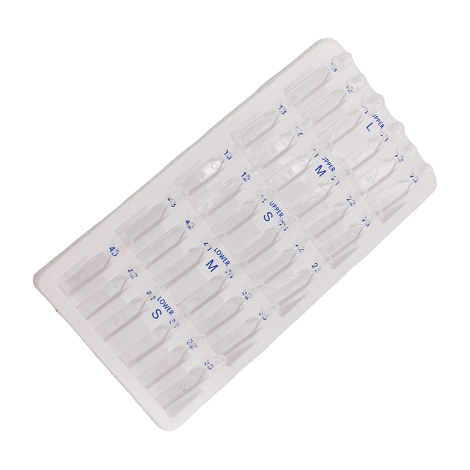30 Pieces Dental Veneers Fast Quick Food Grade Plastic Teeth Whitening Tool