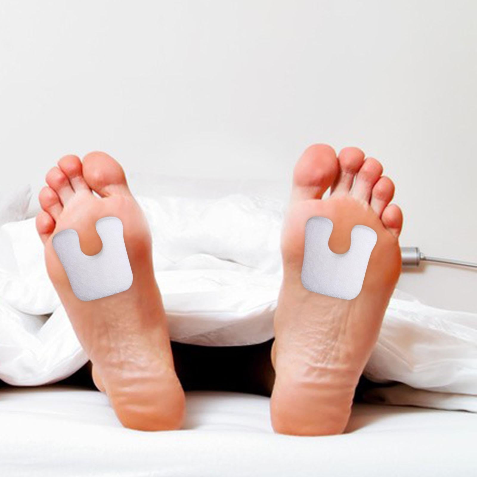 2x U Shaped Felt Callus Pads Reduce Foot Pain Comfortable  White