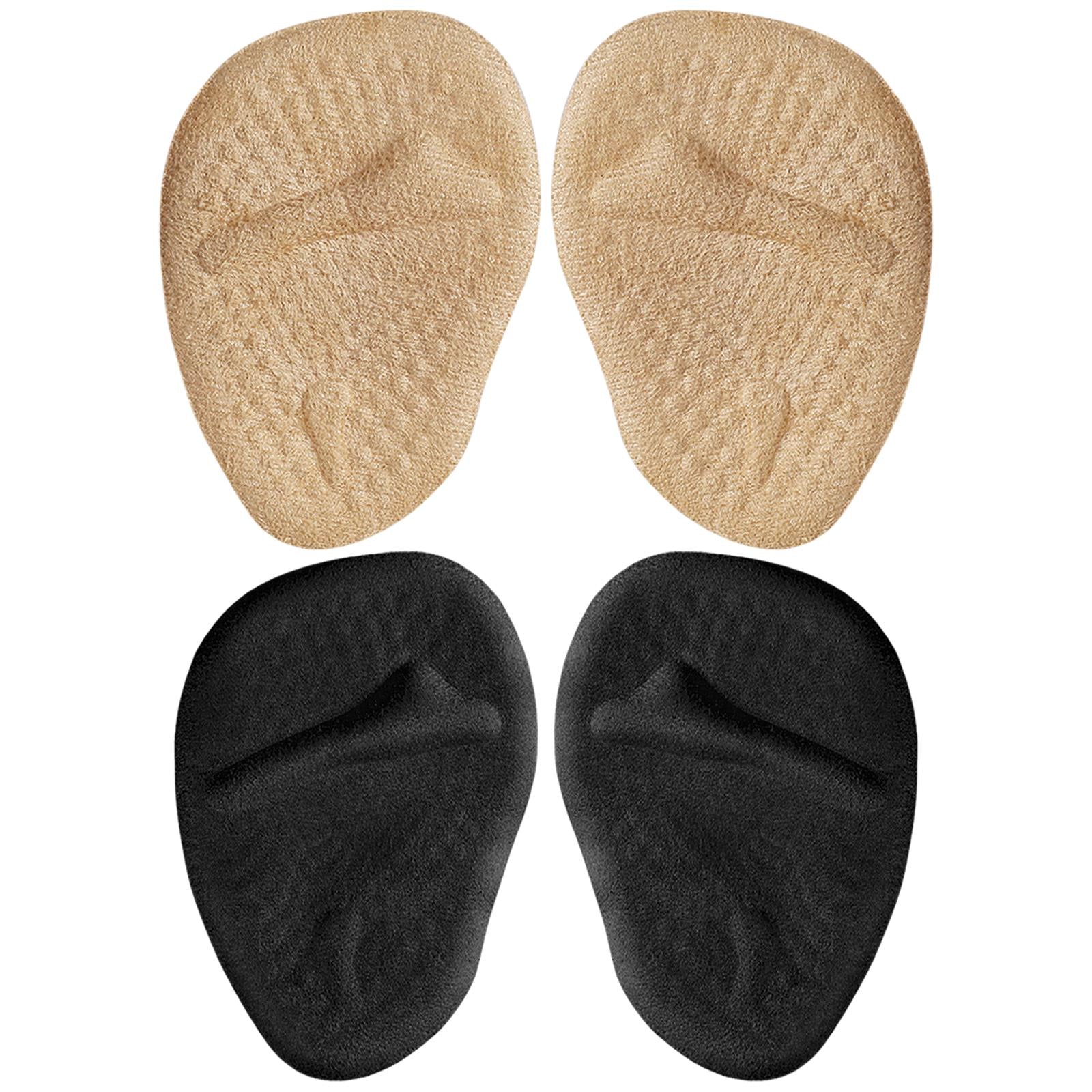 2x Metatarsal Pads Absorb Sweat Suit for All Shoes Comfortable Light Yellow