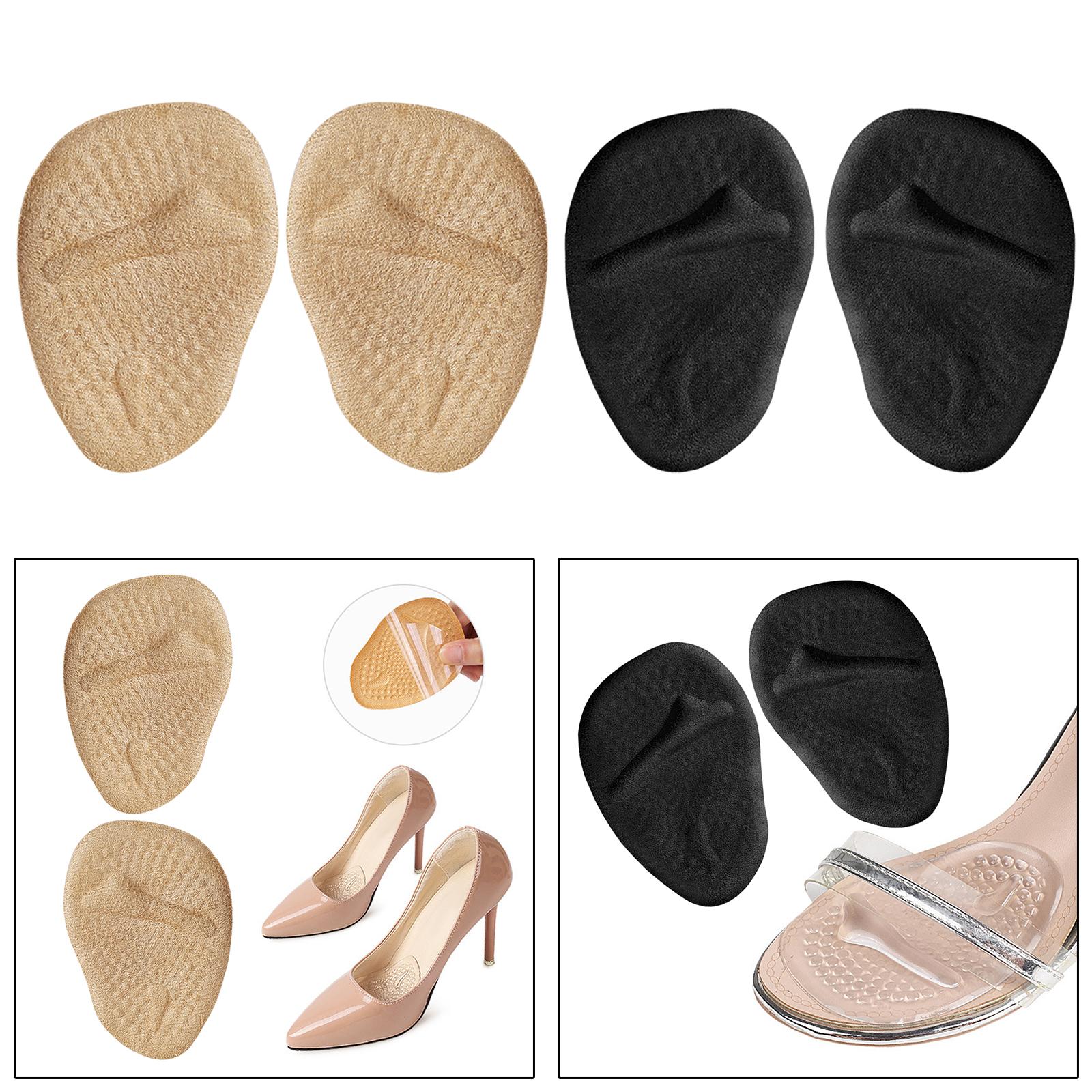 2x Metatarsal Pads Absorb Sweat Suit for All Shoes Comfortable Light Yellow